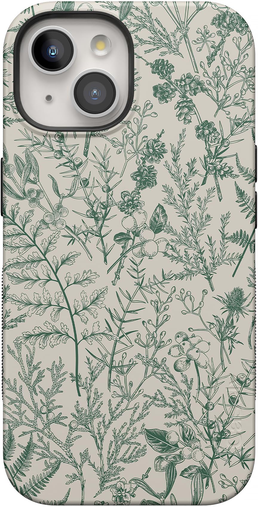 Foto 1 | Funda De Teléfono Casely Sage Garden Green Floral Para Iphone 15 - Venta Internacional.