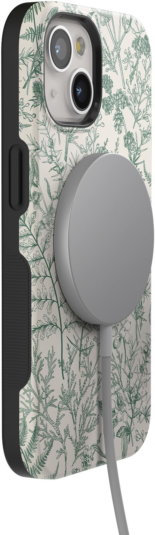 Foto 7 pulgar | Funda De Teléfono Casely Sage Garden Green Floral Para Iphone 15 - Venta Internacional.