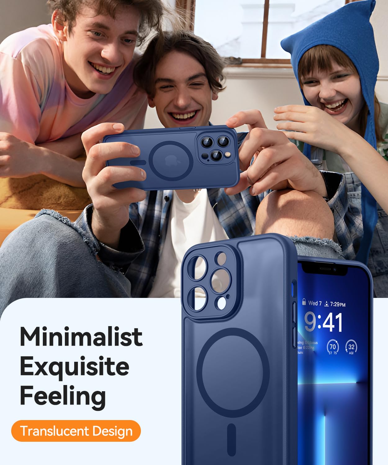 Foto 8 pulgar | Funda Magnética Canshn Compatible Con Iphone 13 Pro Max - Venta Internacional.