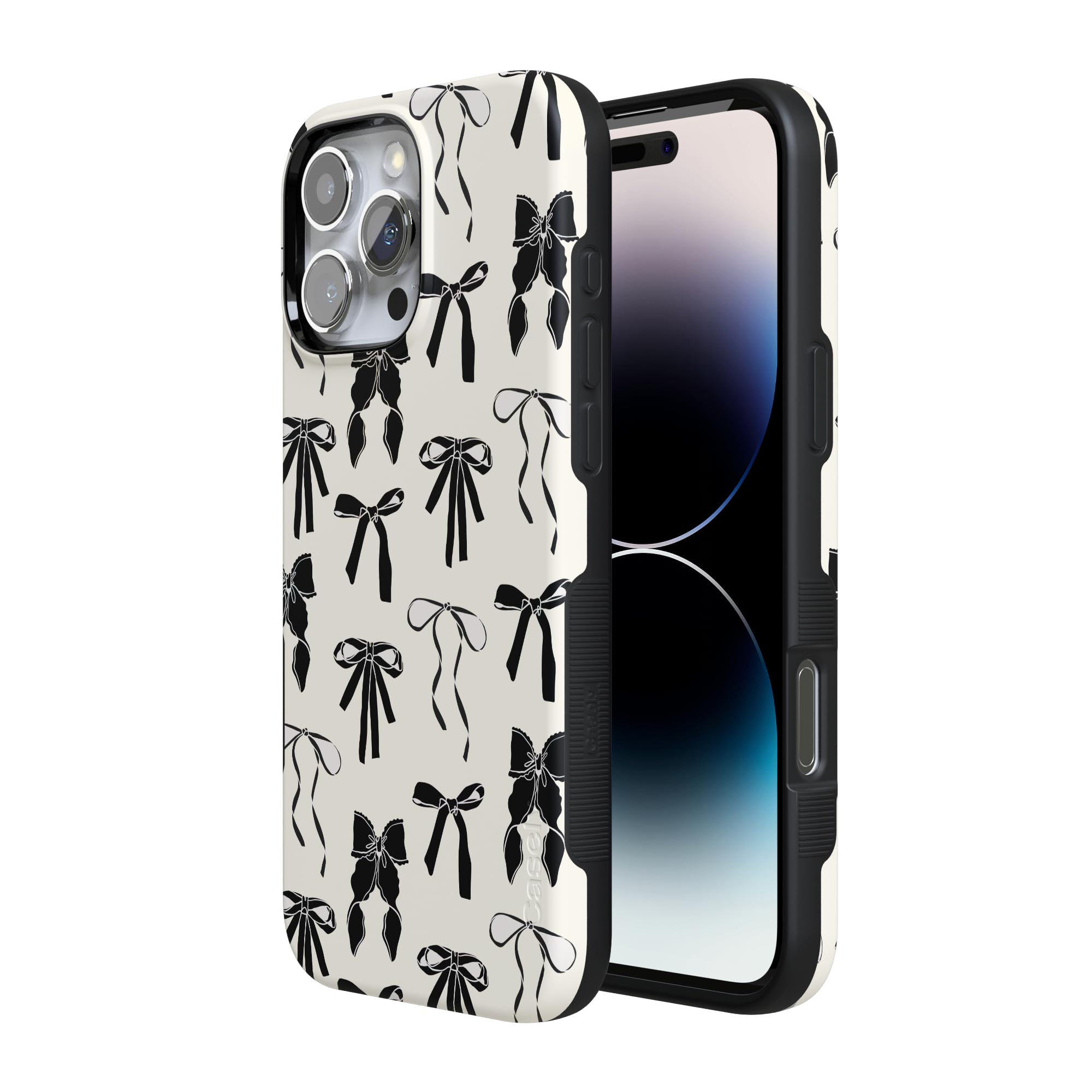 Foto 7 pulgar | Funda Para Teléfono Casely Goth Girlie Black Bows Para Iphone 16 Pro Max - Venta Internacional.