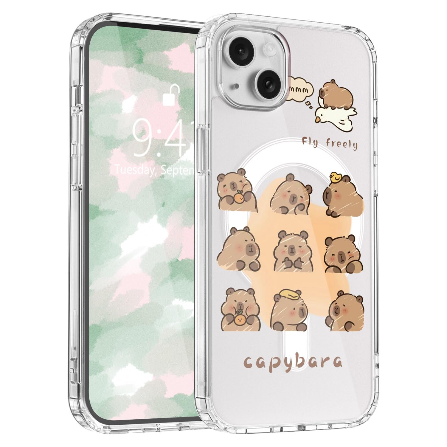 Funda De Teléfono Luminousguard Para Iphone 11 Con Magsafe Capybara - Venta Internacional.