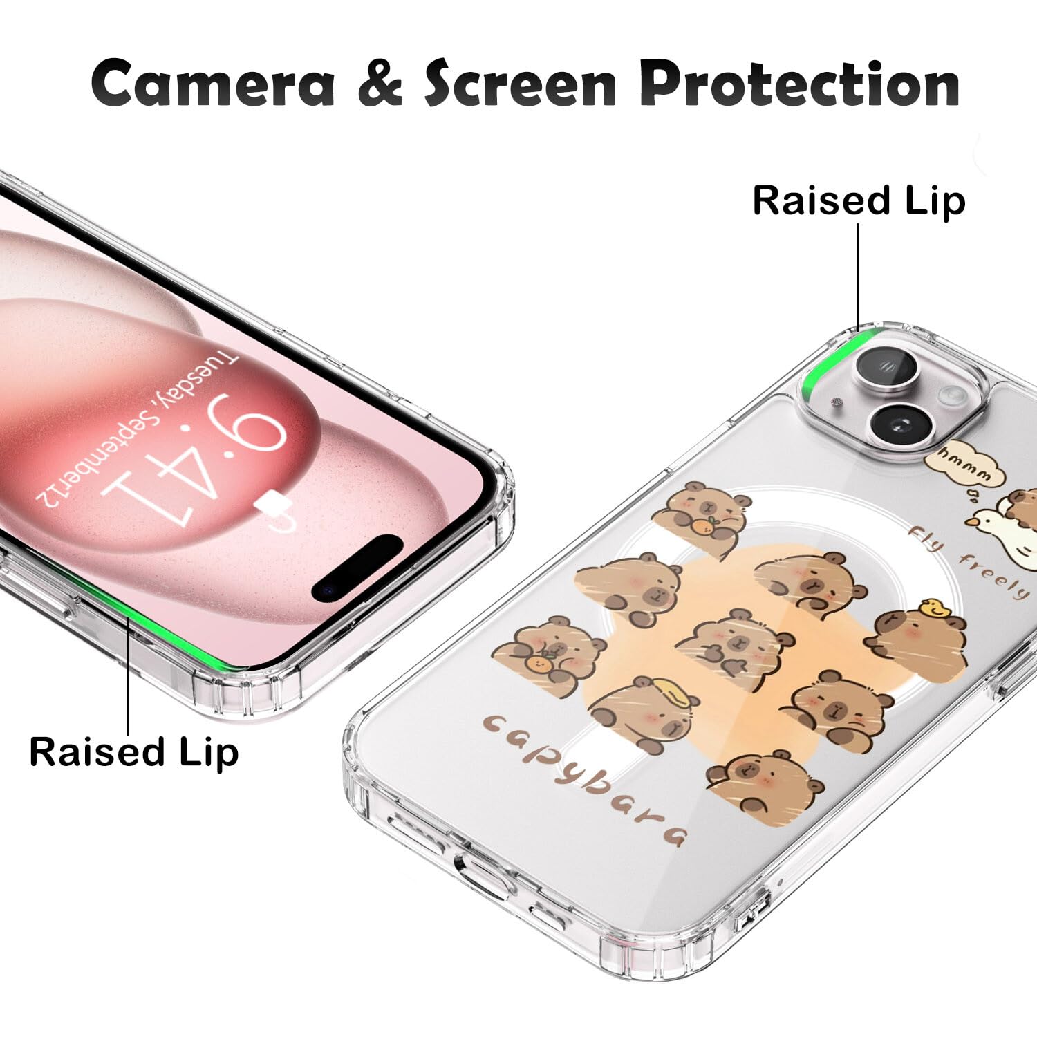Foto 5 pulgar | Funda De Teléfono Luminousguard Para Iphone 11 Con Magsafe Capybara - Venta Internacional.