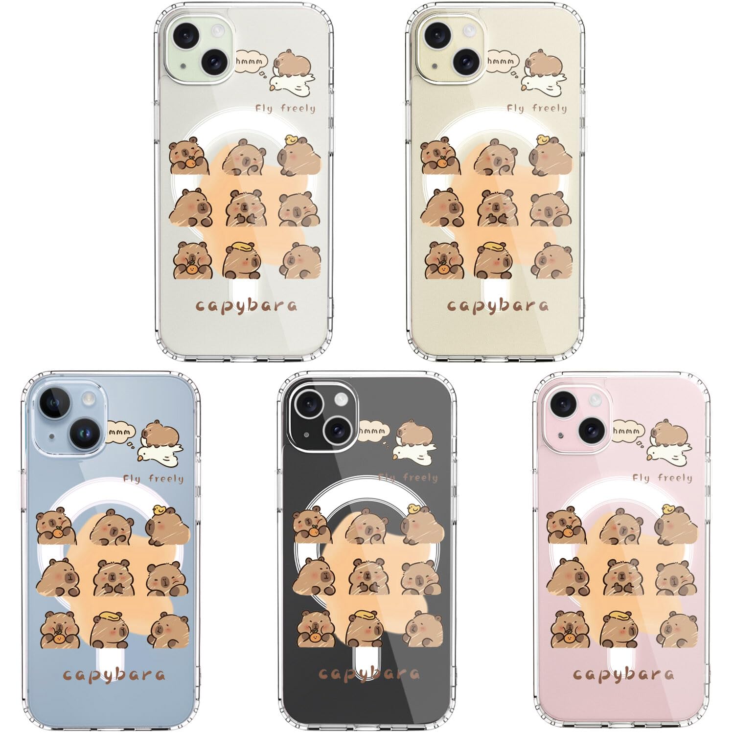 Foto 6 pulgar | Funda De Teléfono Luminousguard Para Iphone 11 Con Magsafe Capybara - Venta Internacional.