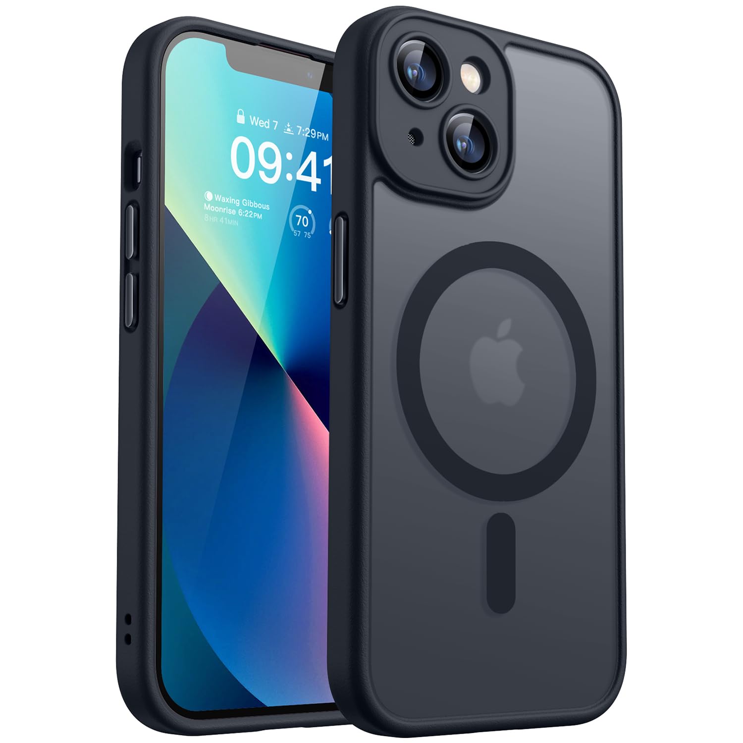 Funda Magnética Canshn Para Iphone 13 6.1 - Negra - Venta Internacional.