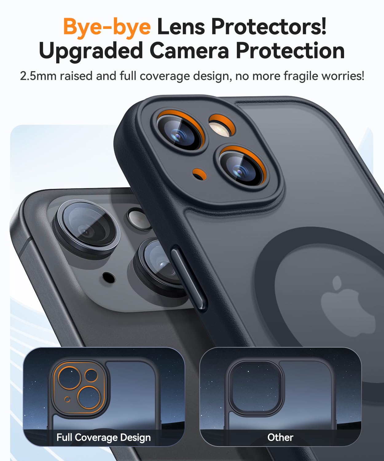 Foto 5 pulgar | Funda Magnética Canshn Para Iphone 13 6.1 - Negra - Venta Internacional.