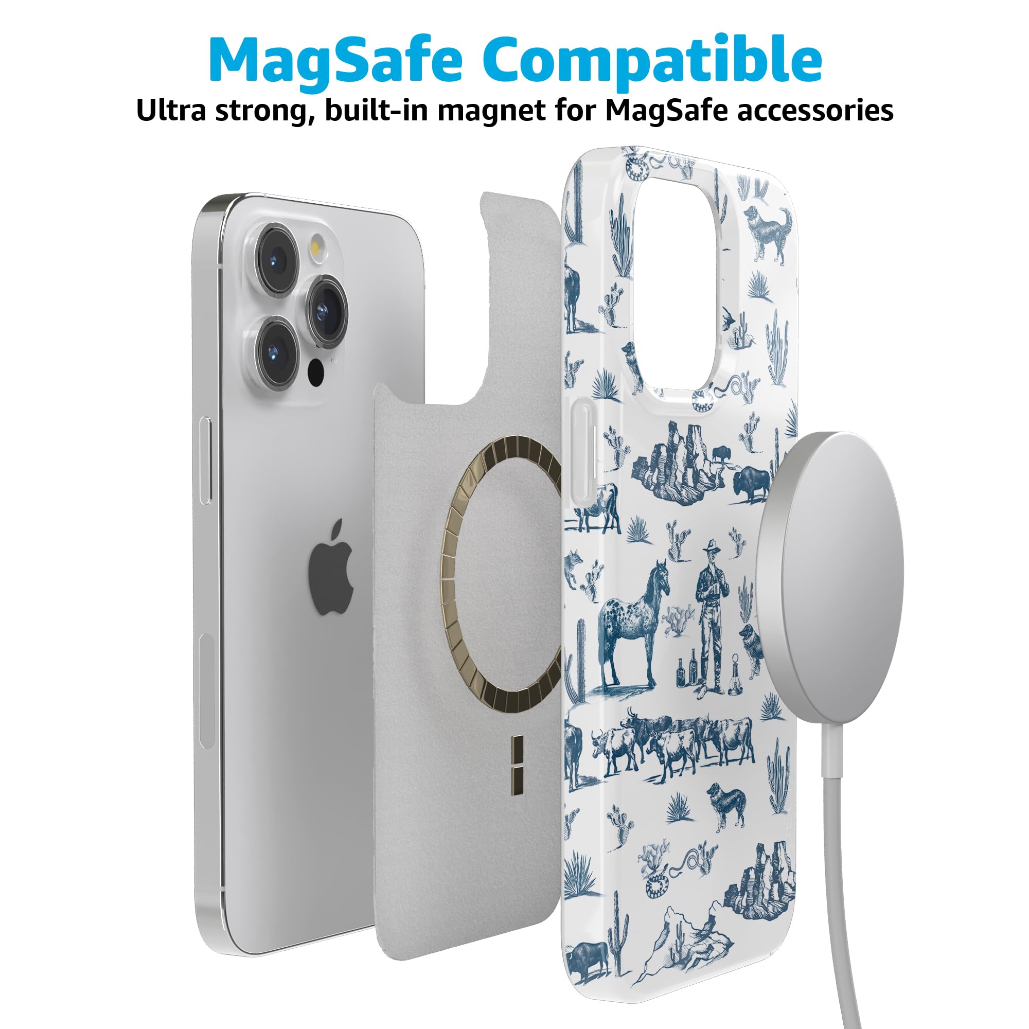 Foto 4 pulgar | Funda De Teléfono Casely Wild West Adventure Desert Para Iphone 15 Pro - Venta Internacional.