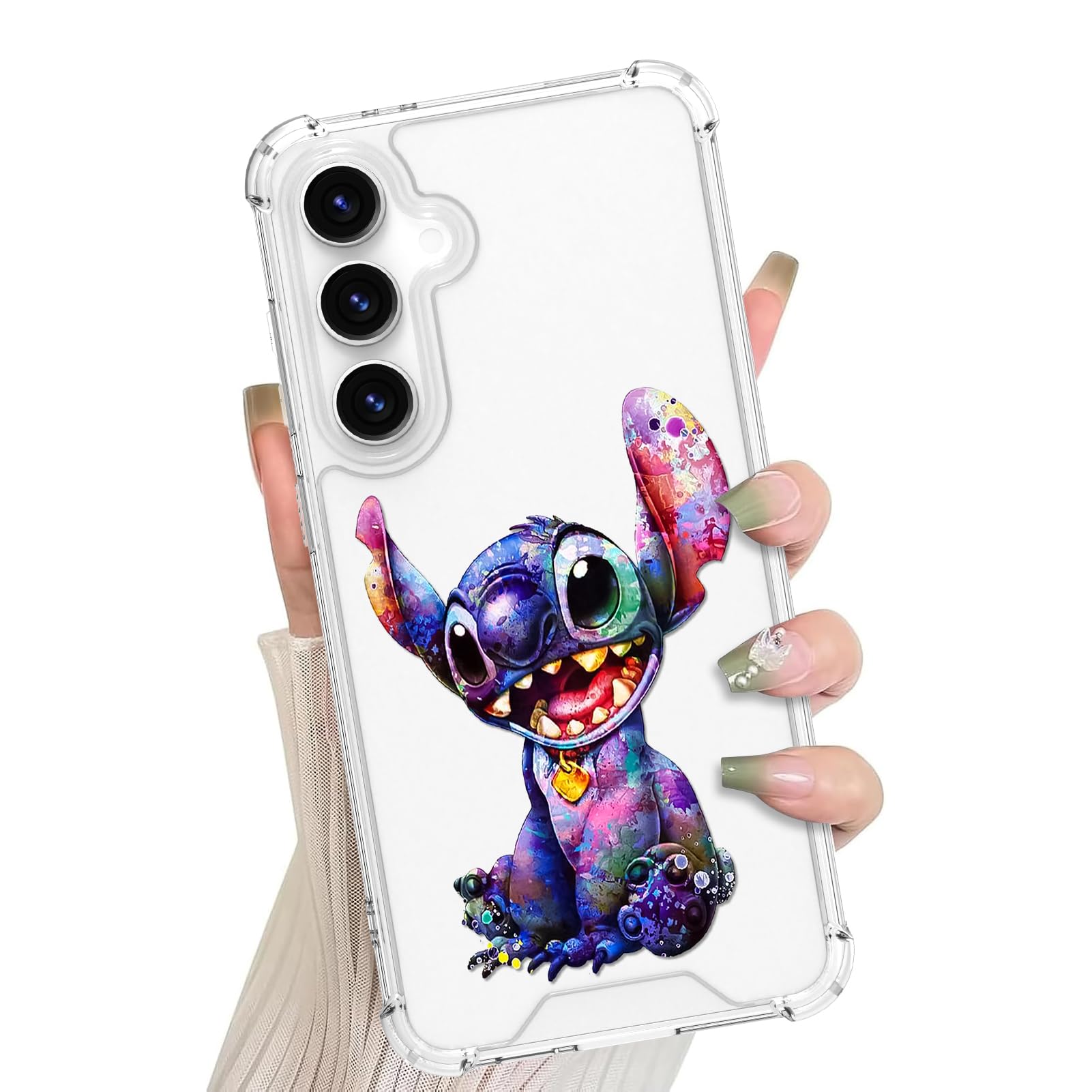 Foto 2 pulgar | Funda De Teléfono Transparente Para Samsung Galaxy S24 Fe - Venta Internacional.