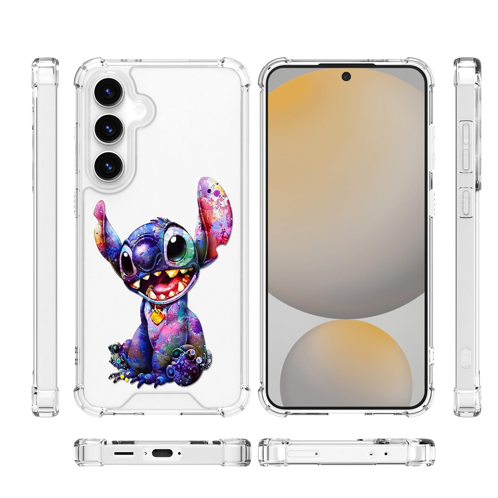 Foto 3 pulgar | Funda De Teléfono Transparente Para Samsung Galaxy S24 Fe - Venta Internacional.
