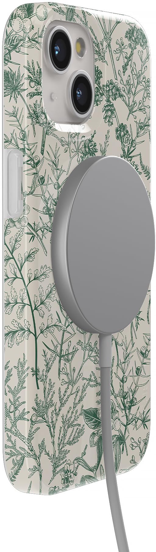 Foto 8 pulgar | Funda De Teléfono Casely Sage Garden Green Floral Para Iphone 15 - Venta Internacional.