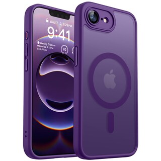 Foto 1 | Funda Magnética Canshn Para Iphone 16e A Prueba De Golpes, Color Morado - Venta Internacional.