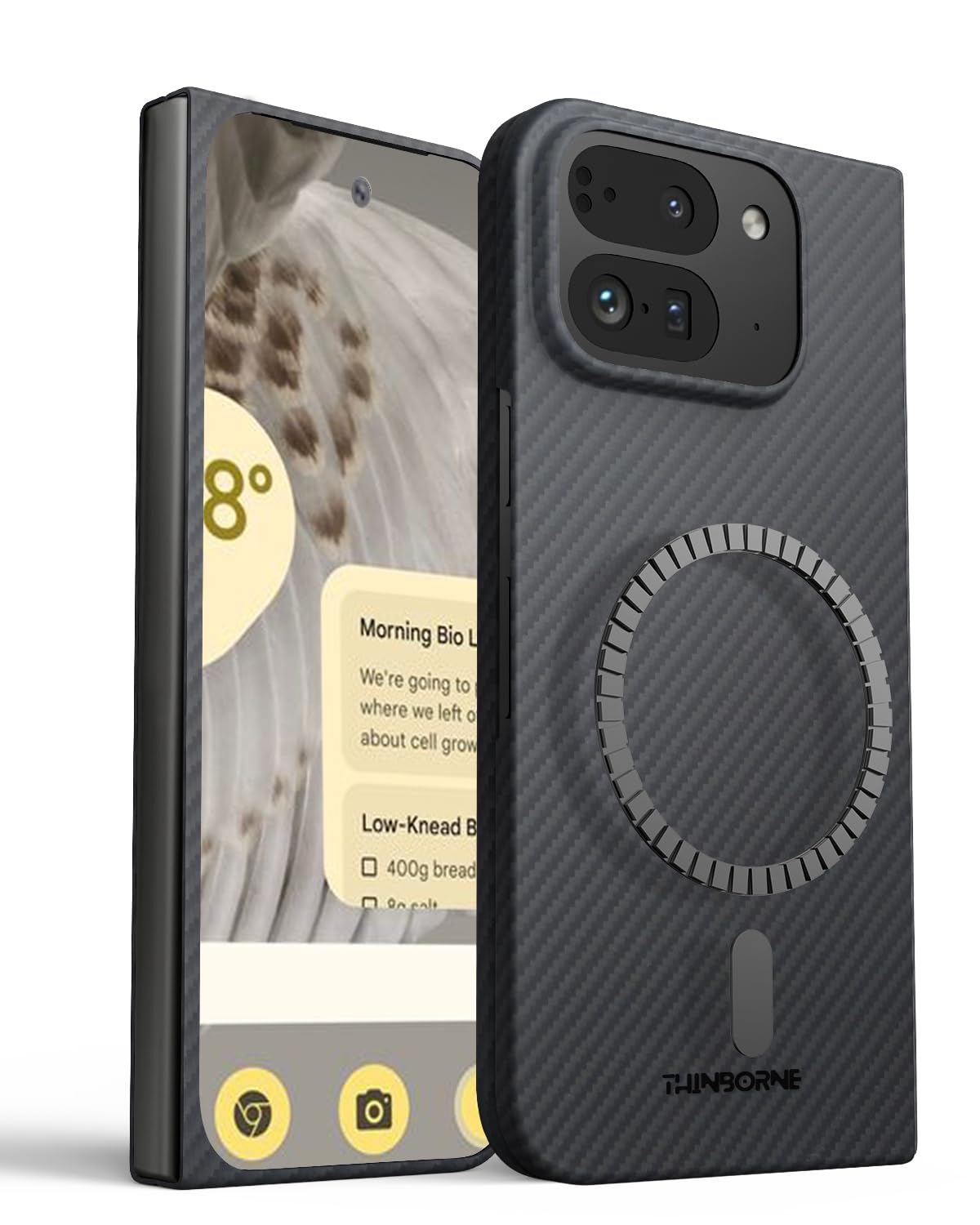 Foto 2 pulgar | Funda Thinborne Compatible Con Pixel 9 Pro Fold 600d Aramid  - Venta Internacional.