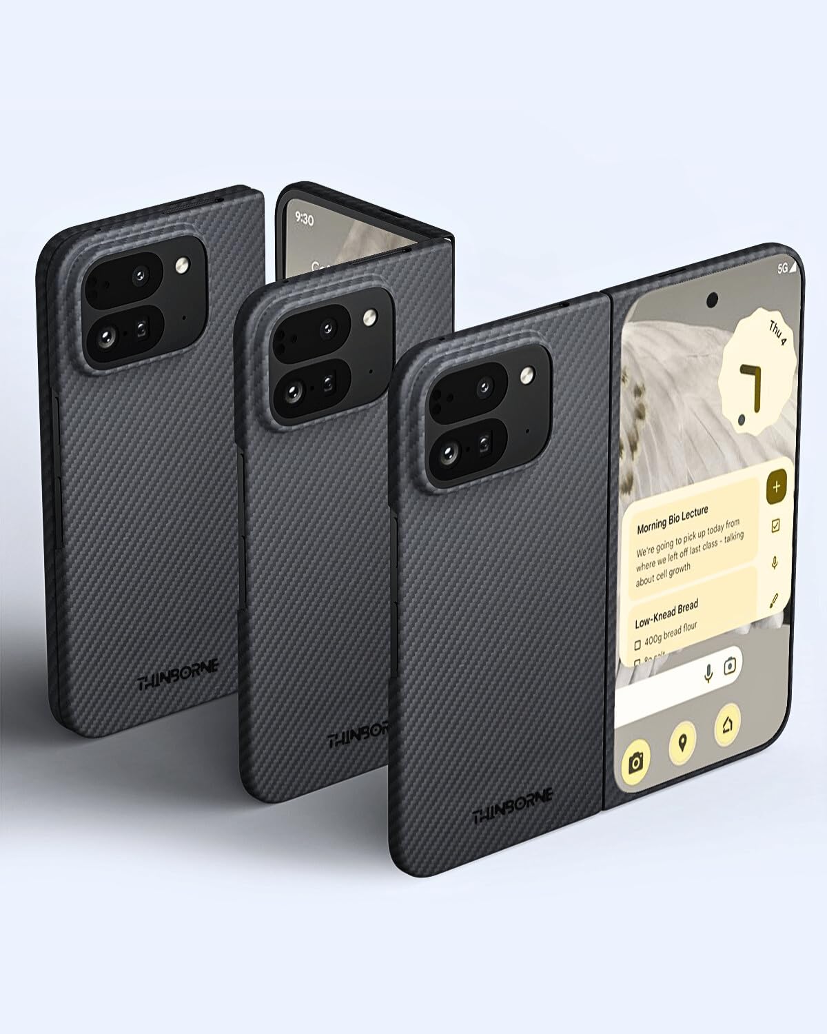 Foto 5 | Funda Thinborne Compatible Con Pixel 9 Pro Fold 600d Aramid  - Venta Internacional.