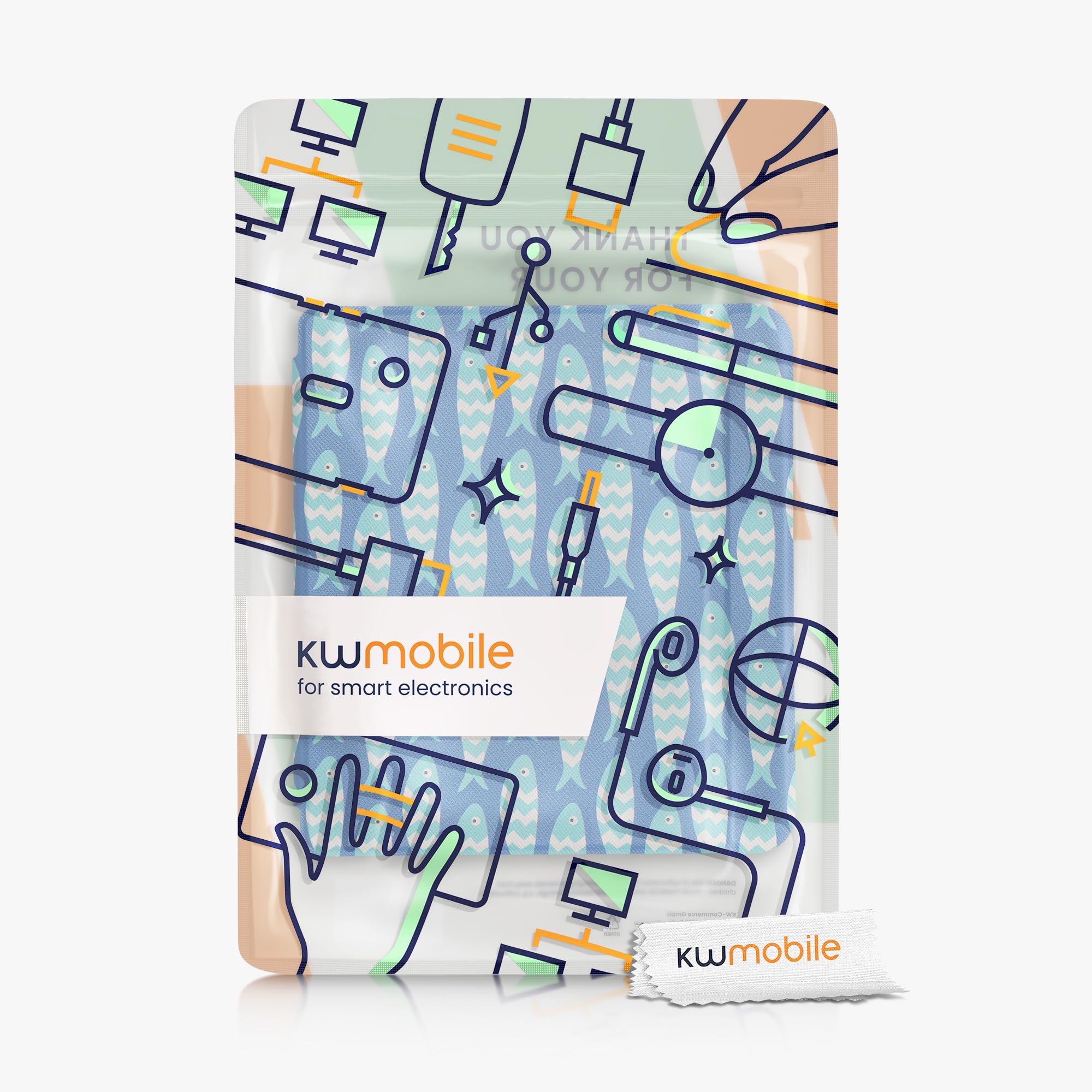 Foto 7 | Funda Kwmobile Compatible Con El Lector Electrónico Kobo Libra 2 - Venta Internacional.
