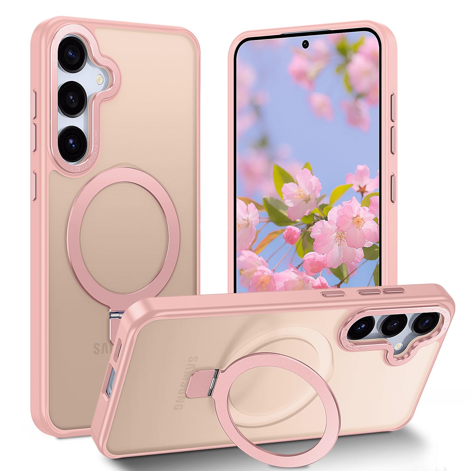 Funda Para Teléfono Sterker Con Forma De Anillo Magnético Con Soporte Para Samsung Galaxy S23 Plus - Venta Internacio