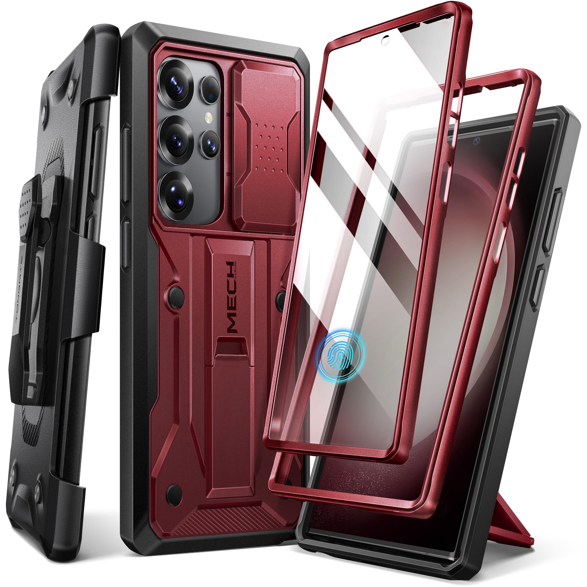 Foto 2 pulgar | Funda De Teléfono Tongate Para Samsung Galaxy S23 Ultra Maroon - Venta Internacional.