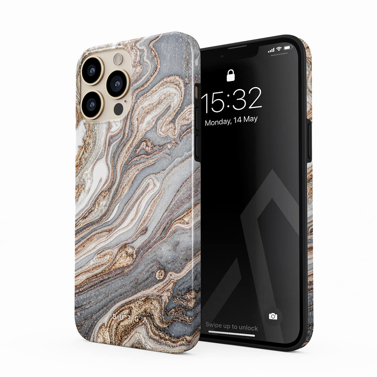 Funda Para Teléfono Burga Compatible Con Iphone 14 Pro Max - Negra - Venta Internacional.