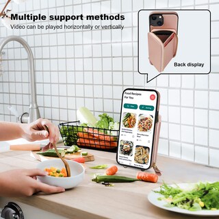 Foto 6 | Funda Tipo Cartera Bocasal Con Bloqueo Rfid Para Iphone 14/13 De 6.1 Pulgadas - Venta Internacional.