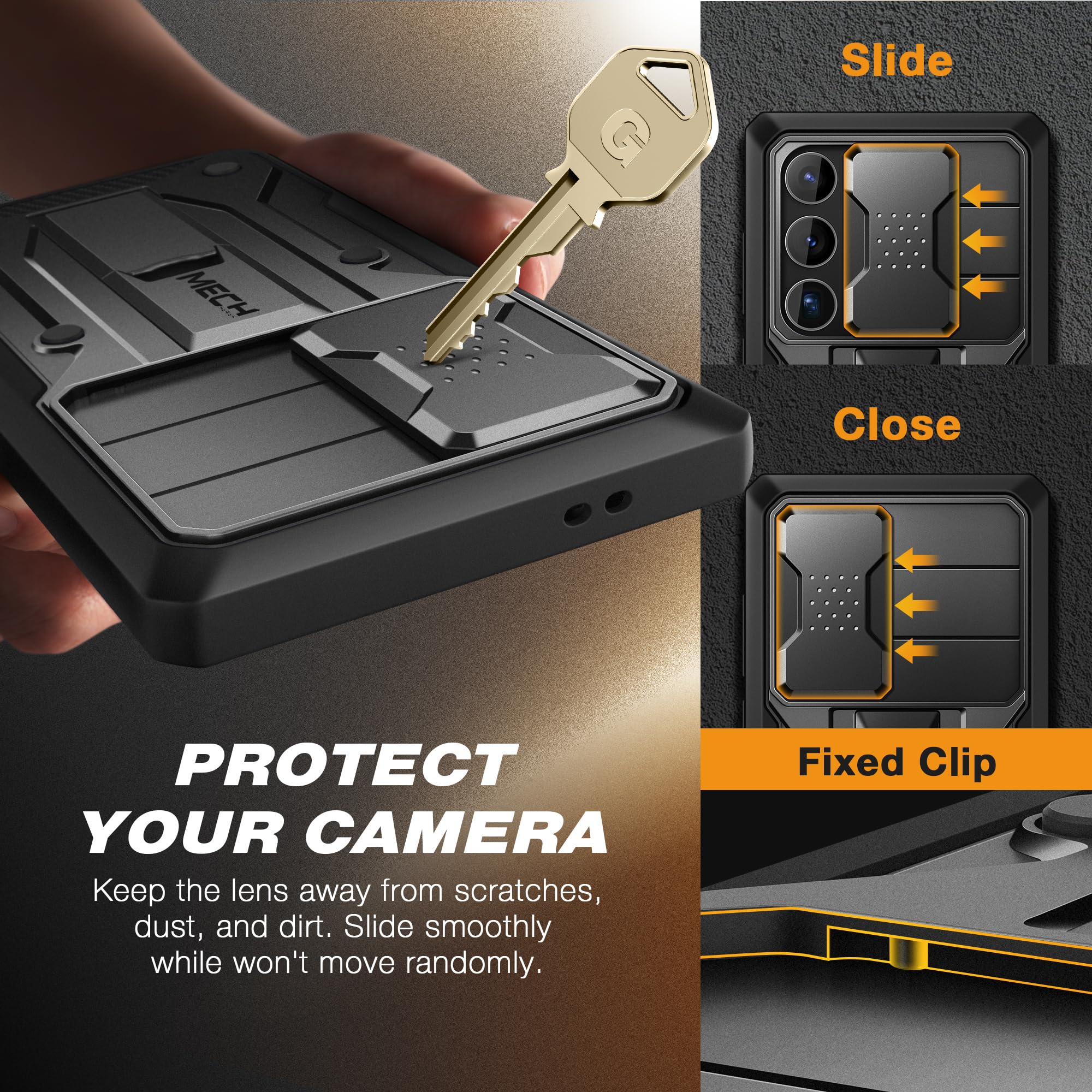 Foto 4 | Funda De Teléfono Tongate Para Samsung Galaxy S24 Ultra 6.8 Negra - Venta Internacional.