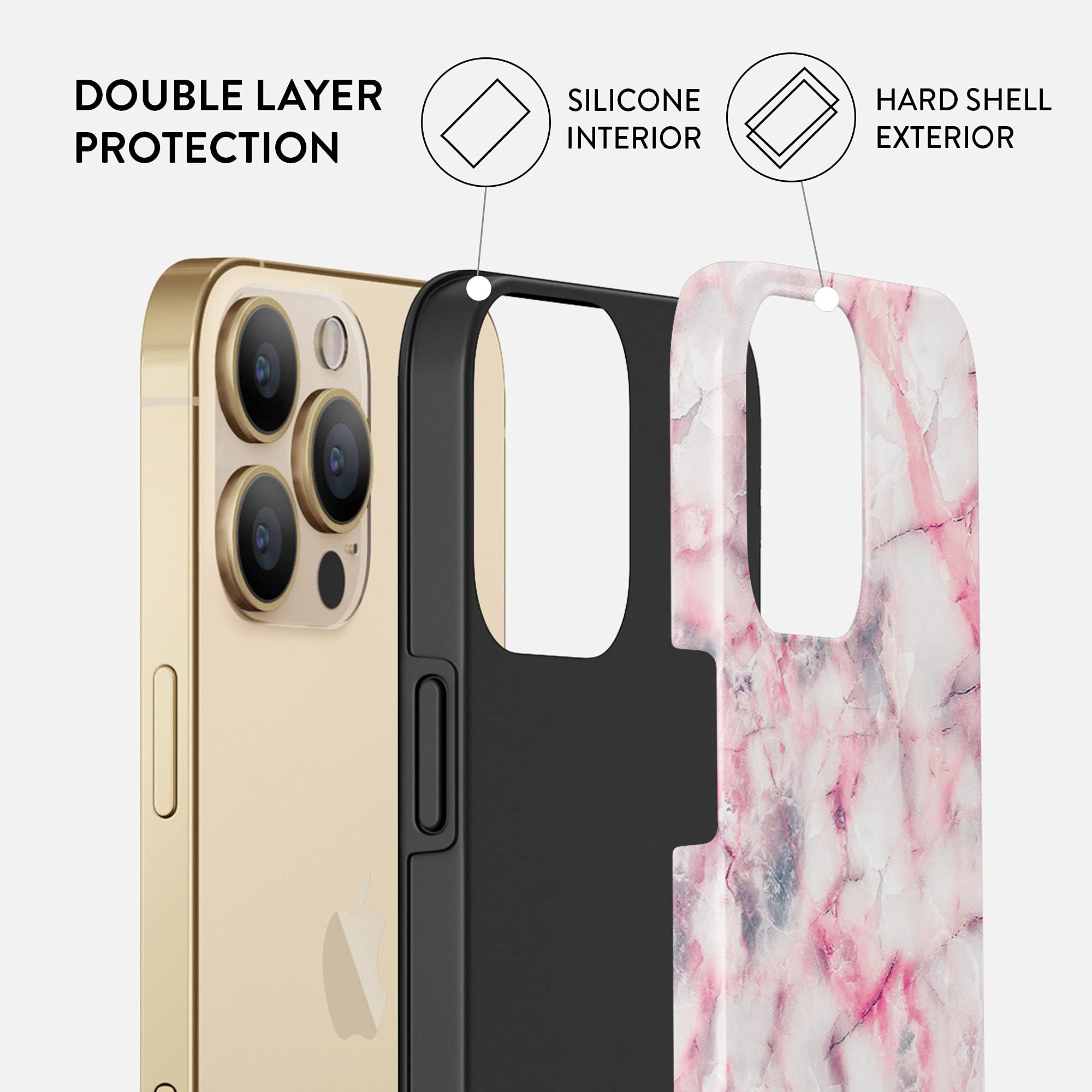 Foto 4 pulgar | Funda De Teléfono Burga Compatible Con Iphone 14 Pro Max Raspberry - Venta Internacional.