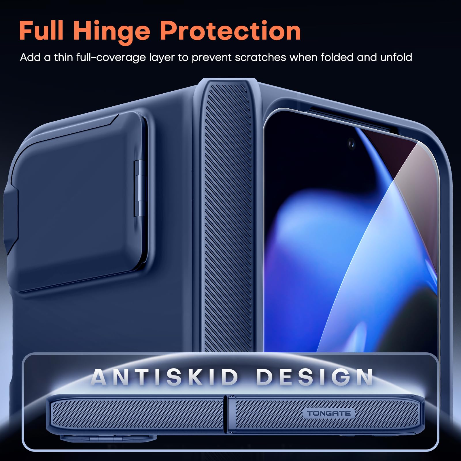 Foto 8 pulgar | Funda De Teléfono Magnética Tongate Con Funda De Cámara Para Pixel 9 Pro Fold - Venta Internacional.