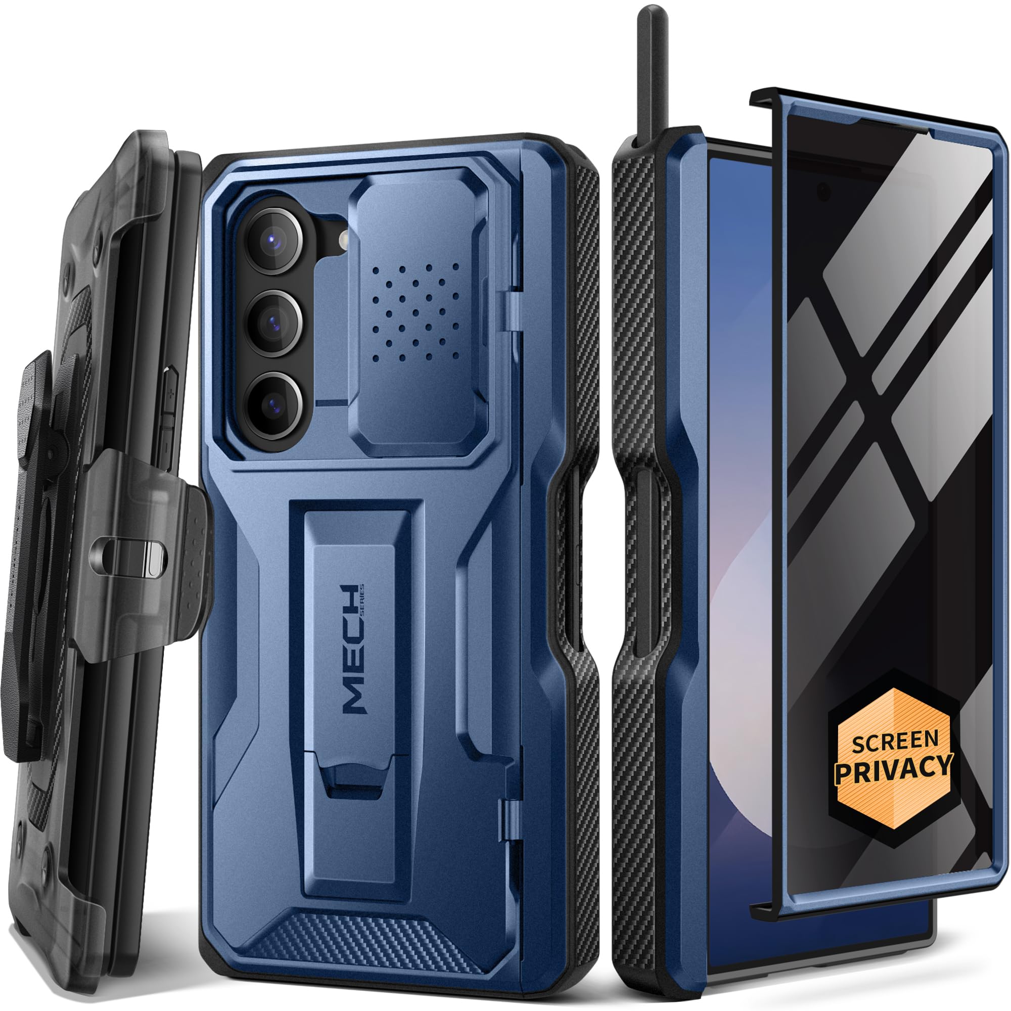 Funda De Teléfono Tongate Para Samsung Galaxy Z Fold 6 Azul Con S Pen - Venta Internacional.