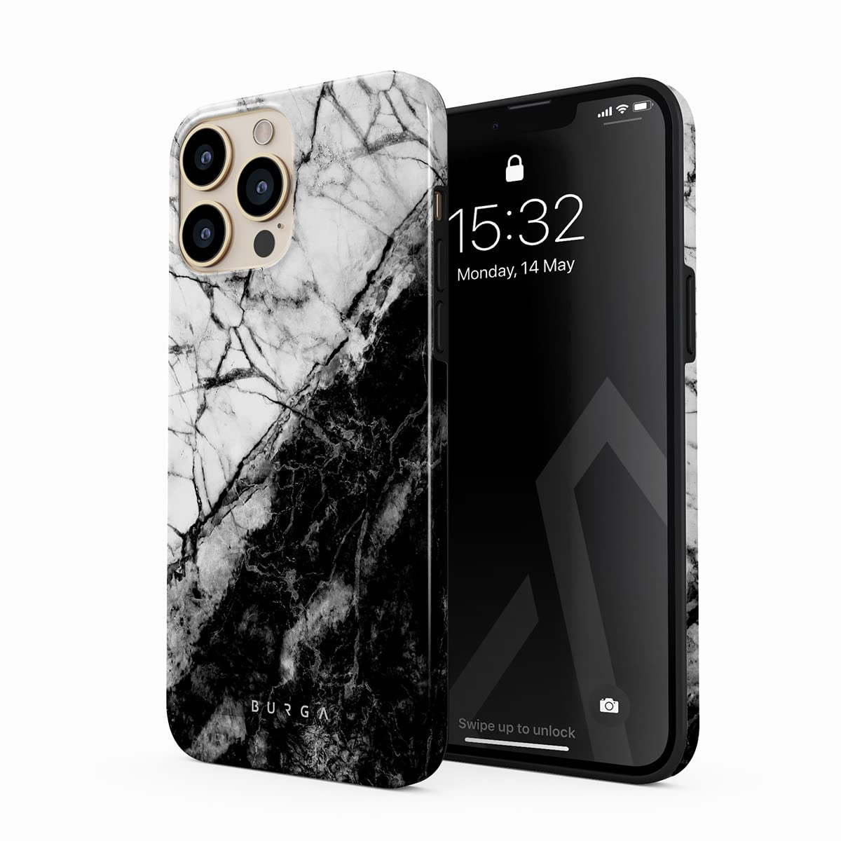 Funda Para Teléfono Burga Compatible Con Iphone 14 Pro Max - Negra - Venta Internacional.