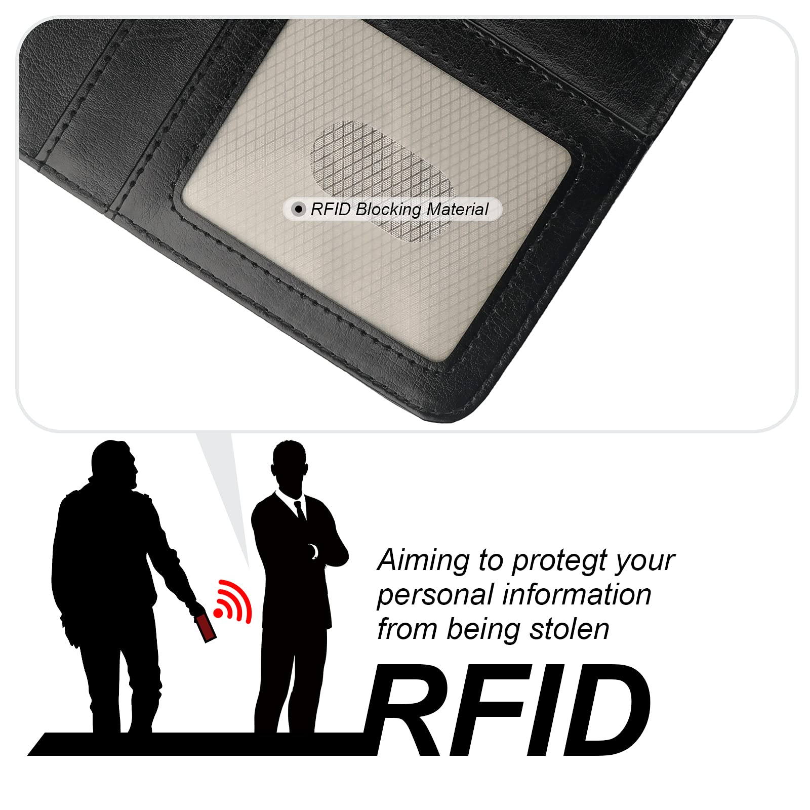Foto 7 pulgar | Funda Tipo Cartera Bocasal Para Iphone 16 Pro Con Magsafe Black - Venta Internacional.