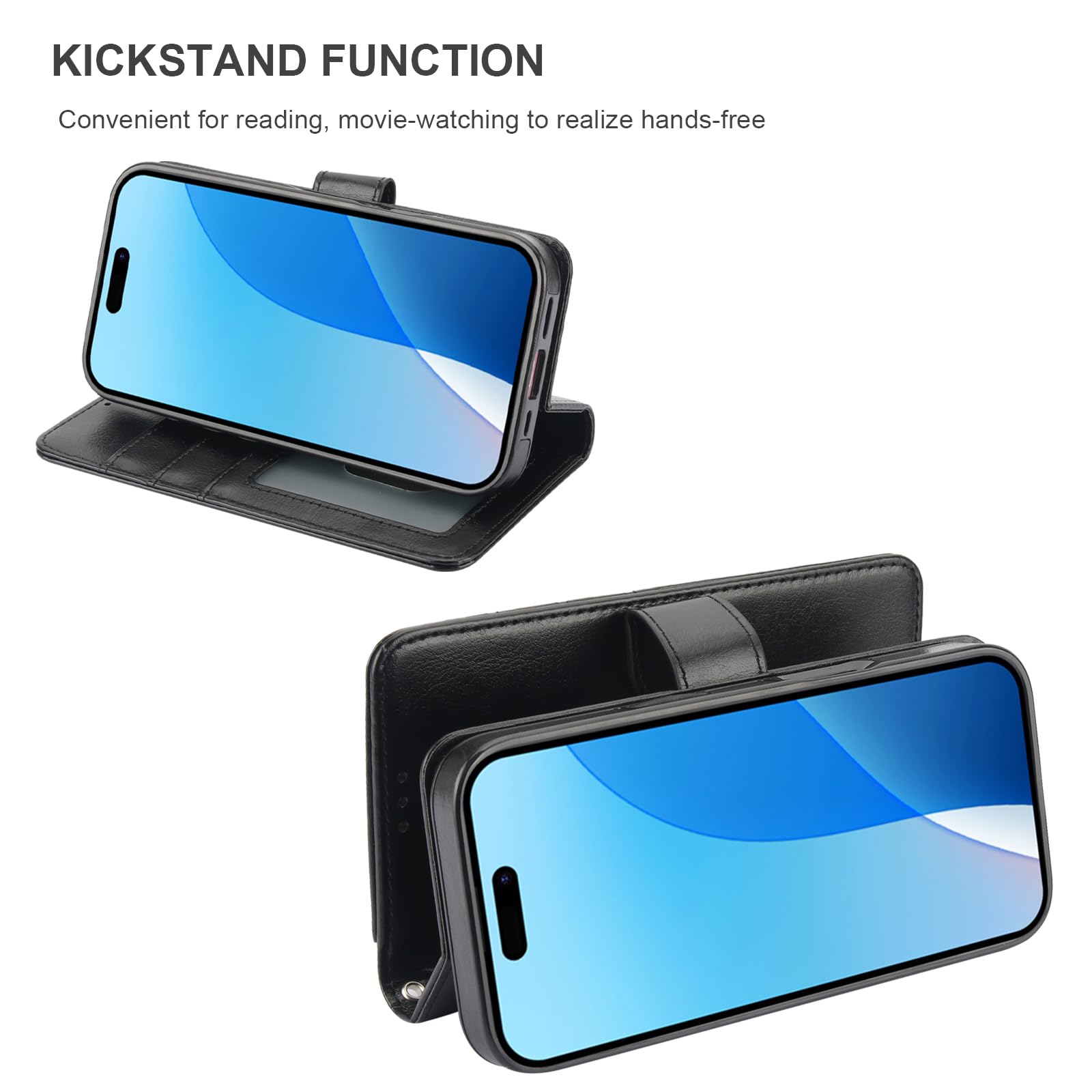 Foto 8 pulgar | Funda Tipo Cartera Bocasal Para Iphone 16 Pro Con Magsafe Black - Venta Internacional.