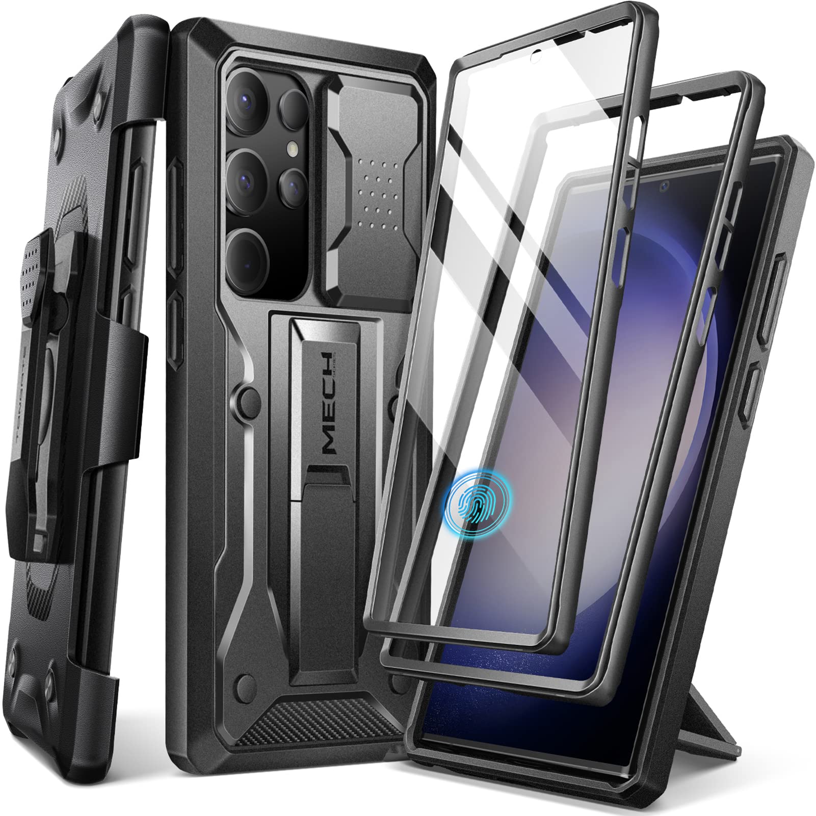 Foto 2 pulgar | Funda De Teléfono Tongate Para Samsung Galaxy S23 Ultra 6.8 Pulgadas Negra - Venta Internacional.