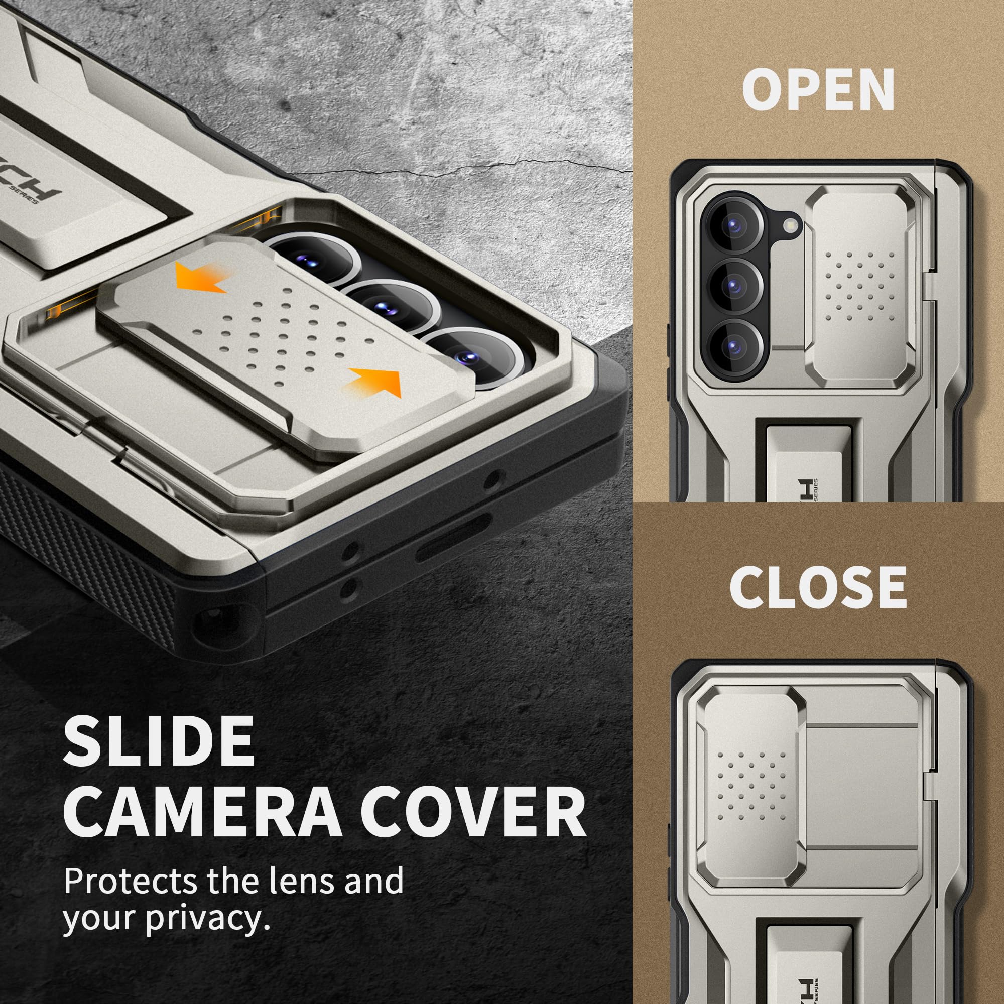 Foto 6 pulgar | Funda De Teléfono Tongate Para Samsung Galaxy Z Fold 6 Gris Con Acc - Venta Internacional.