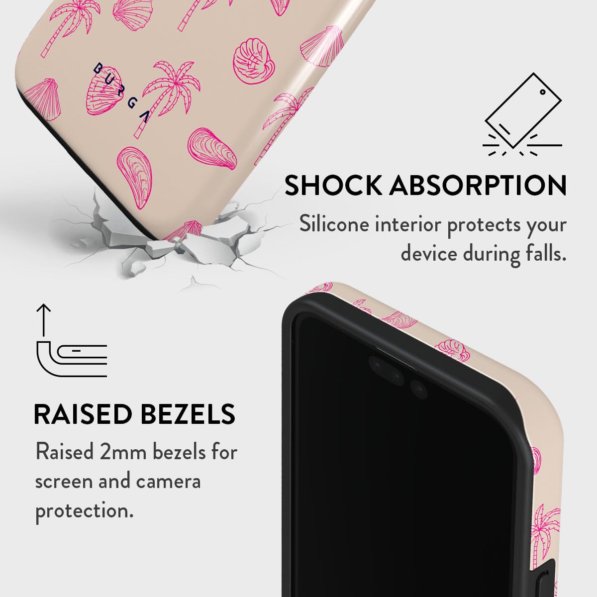 Foto 4 | Funda De Teléfono Burga Compatible Con Iphone 15 Pro Max - Híbrido - Venta Internacional.