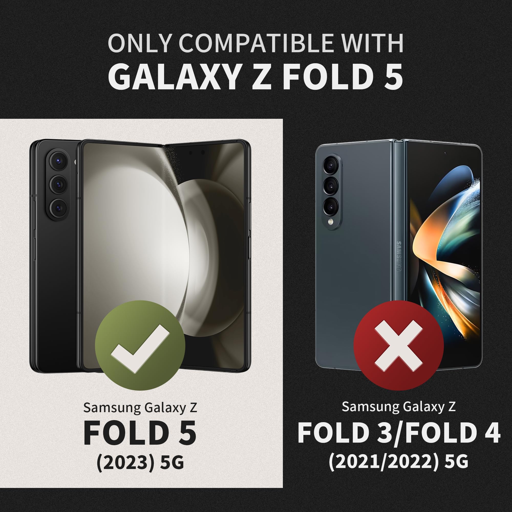 Foto 8 pulgar | Funda De Teléfono Tongate Para Samsung Galaxy Z Fold 5 Con Accesorios - Venta Internacional.