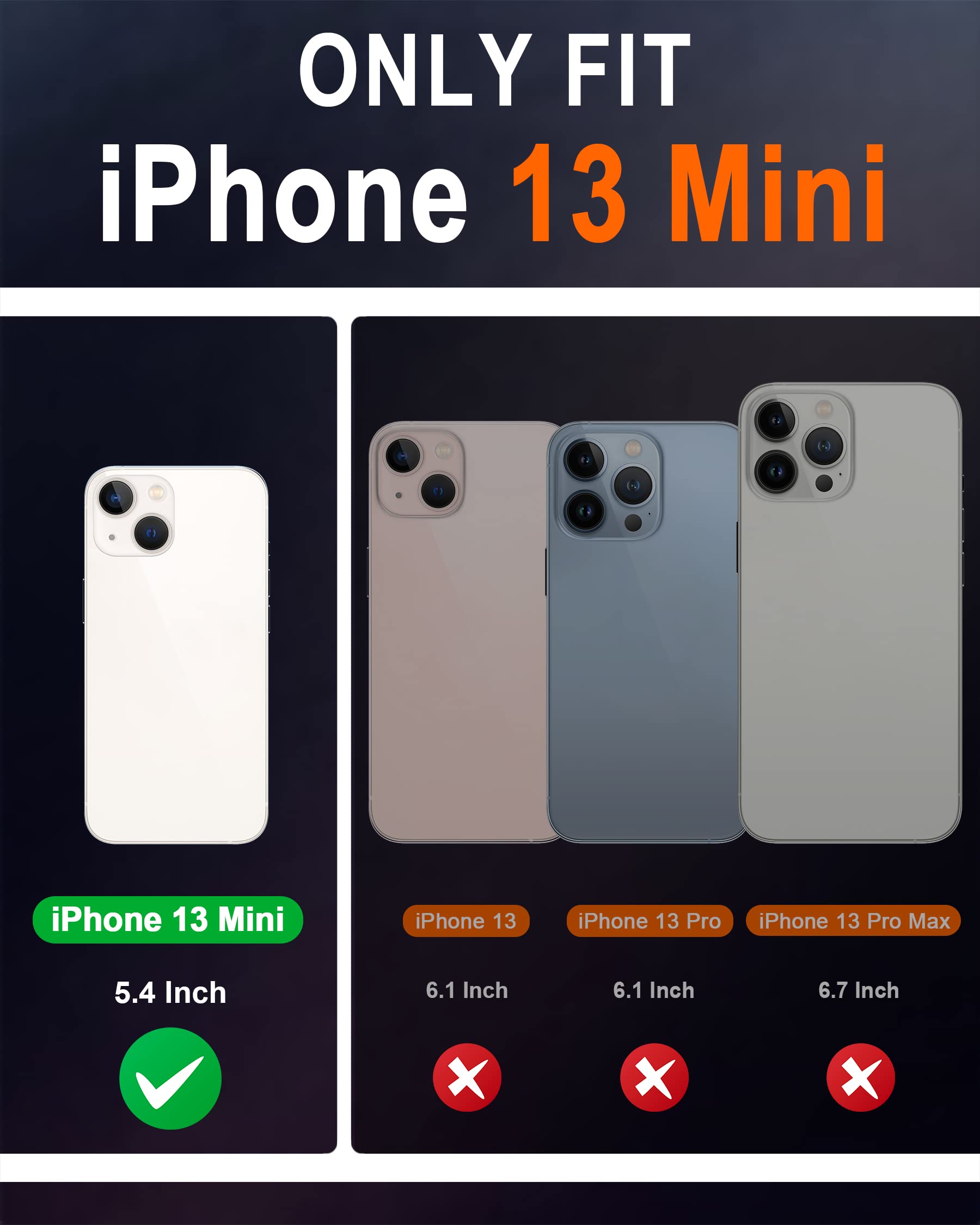 Foto 3 pulgar | Funda Shieldon Para Iphone 13 Mini 5g De Piel Auténtica, Color Marrón - Venta Internacional.
