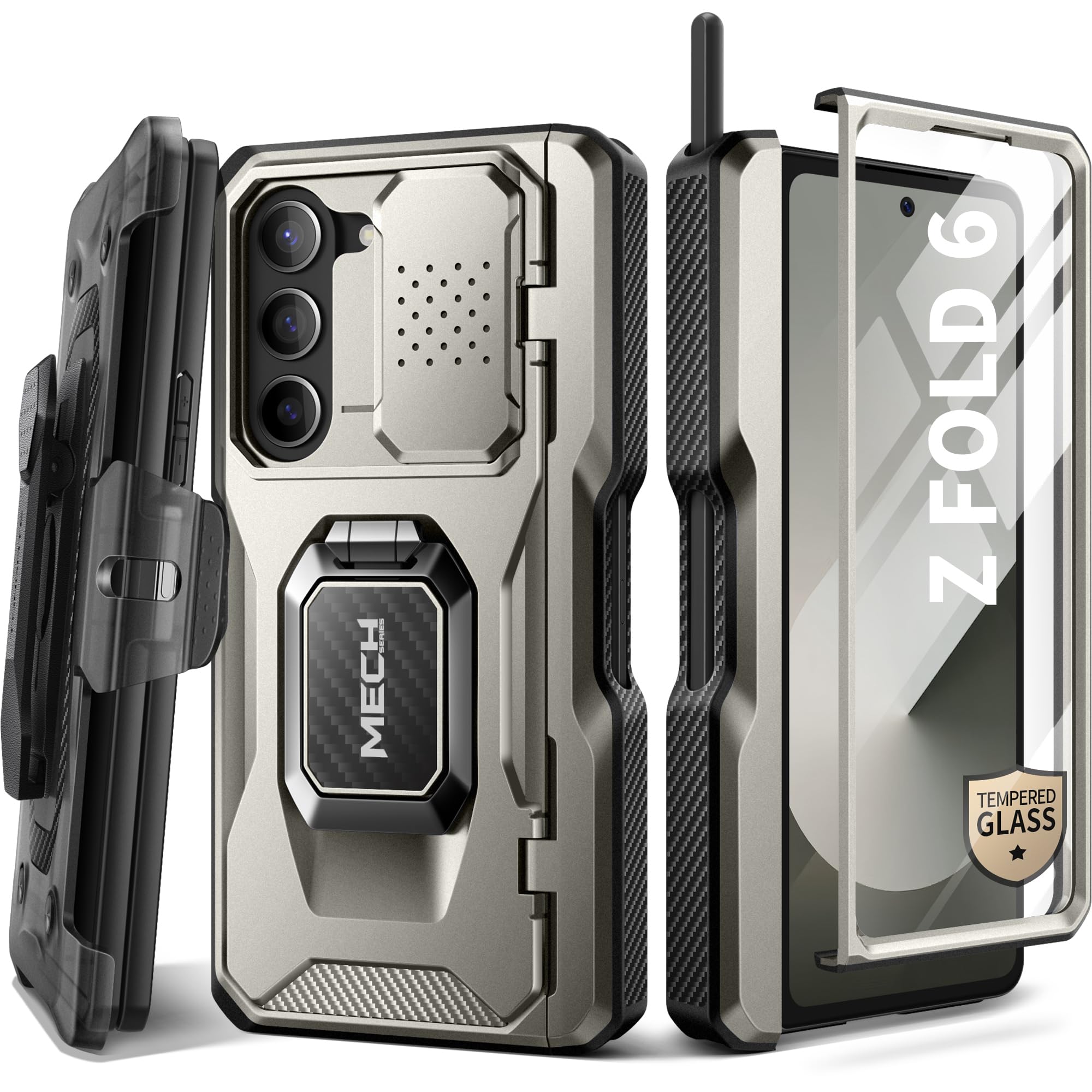 Foto 2 pulgar | Funda De Teléfono Tongate Para Samsung Galaxy Z Fold 6 Con Accesorios - Venta Internacional.