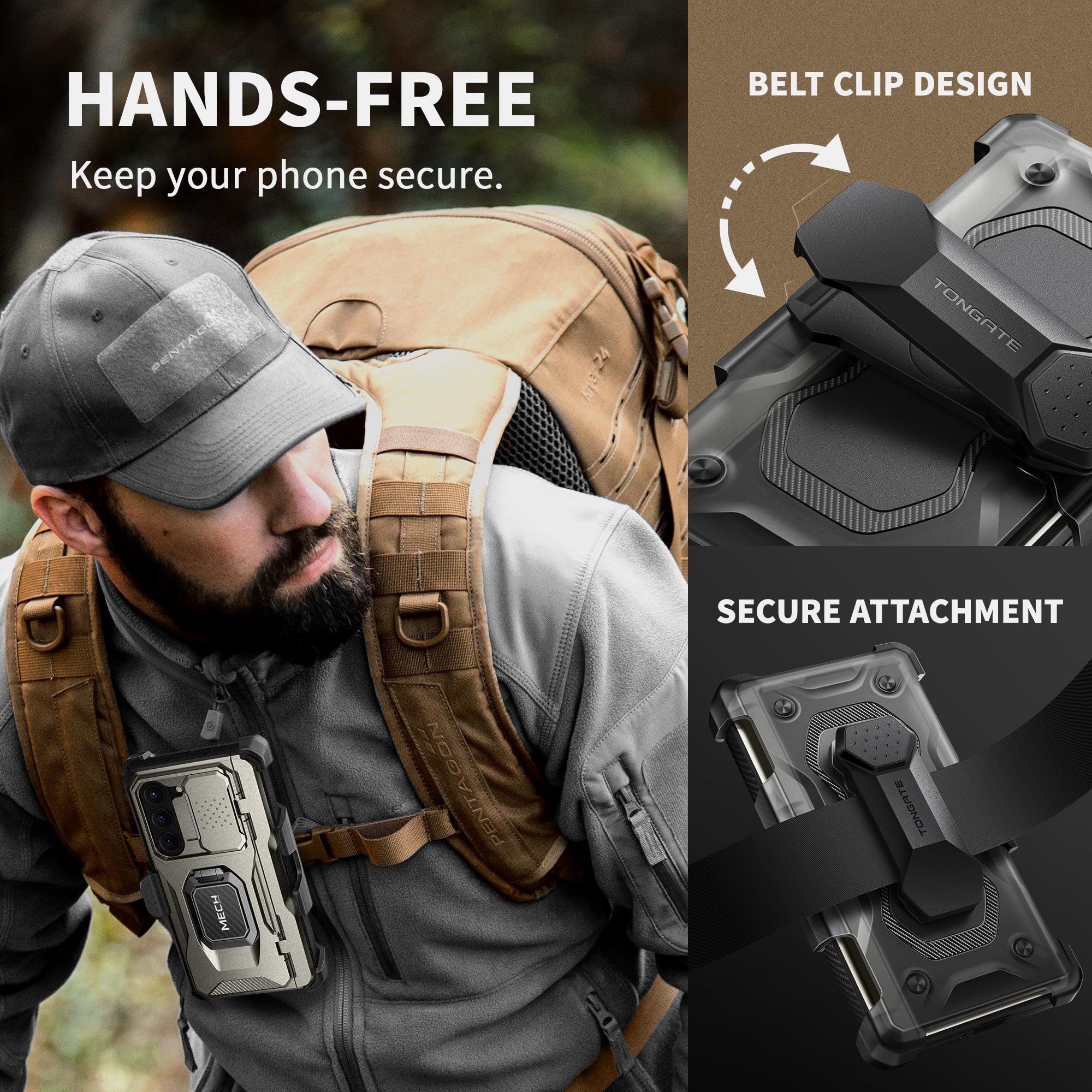 Foto 5 pulgar | Funda De Teléfono Tongate Para Samsung Galaxy Z Fold 6 Con Accesorios - Venta Internacional.