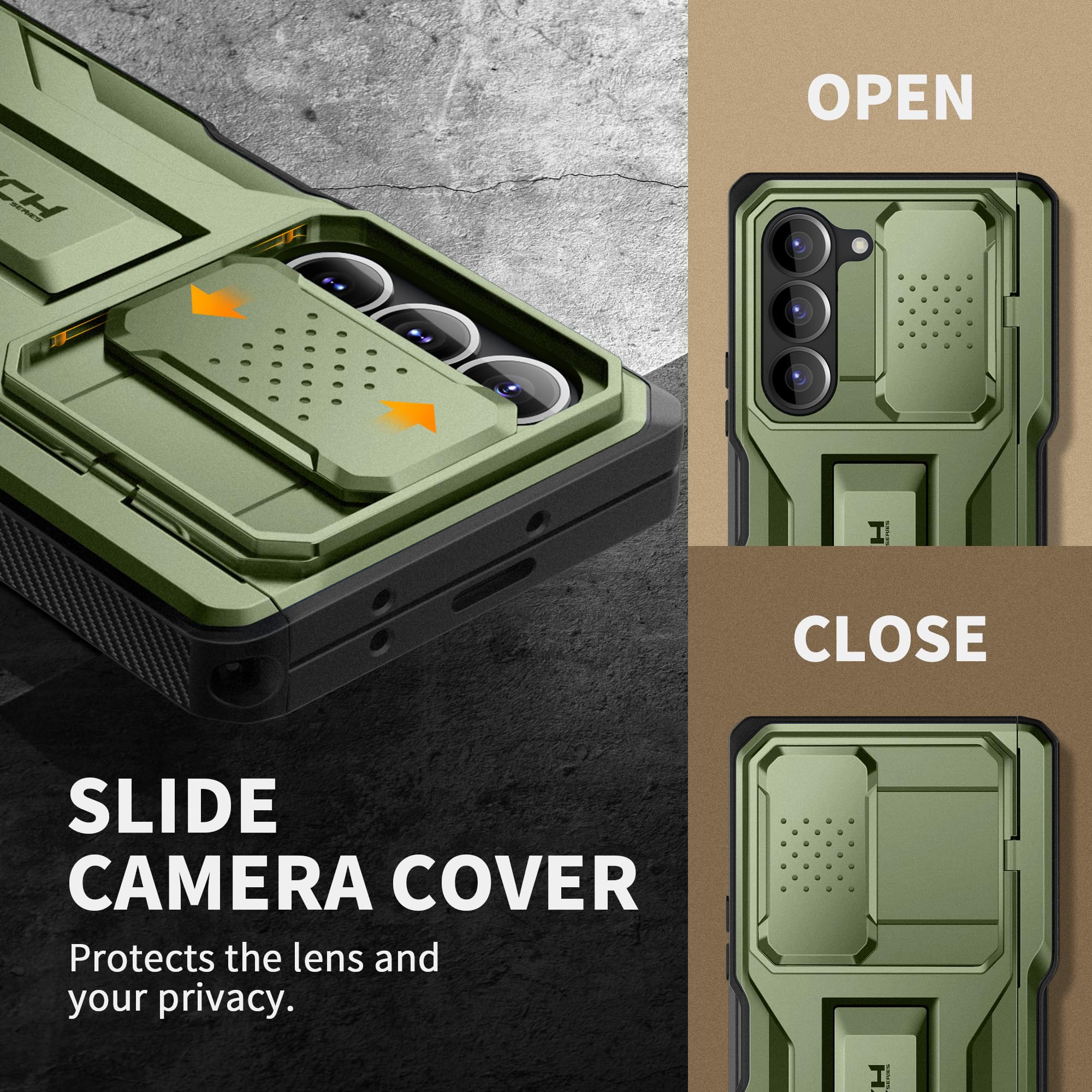 Foto 6 pulgar | Funda De Teléfono Tongate Para Samsung Galaxy Z Fold 6, Color Verde - Venta Internacional.