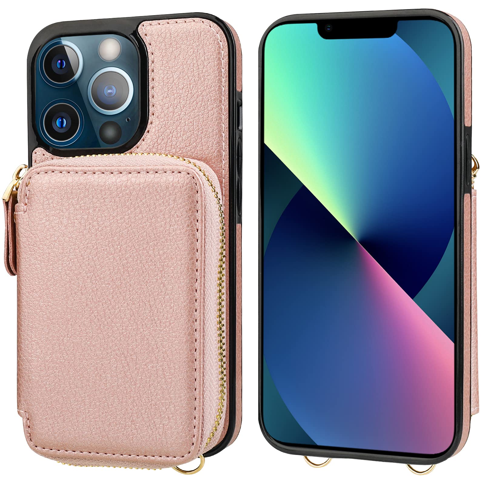 Foto 4 pulgar | Funda Tipo Cartera Bocasal Con Bloqueo Rfid Para Iphone 13 Pro Max - Venta Internacional.