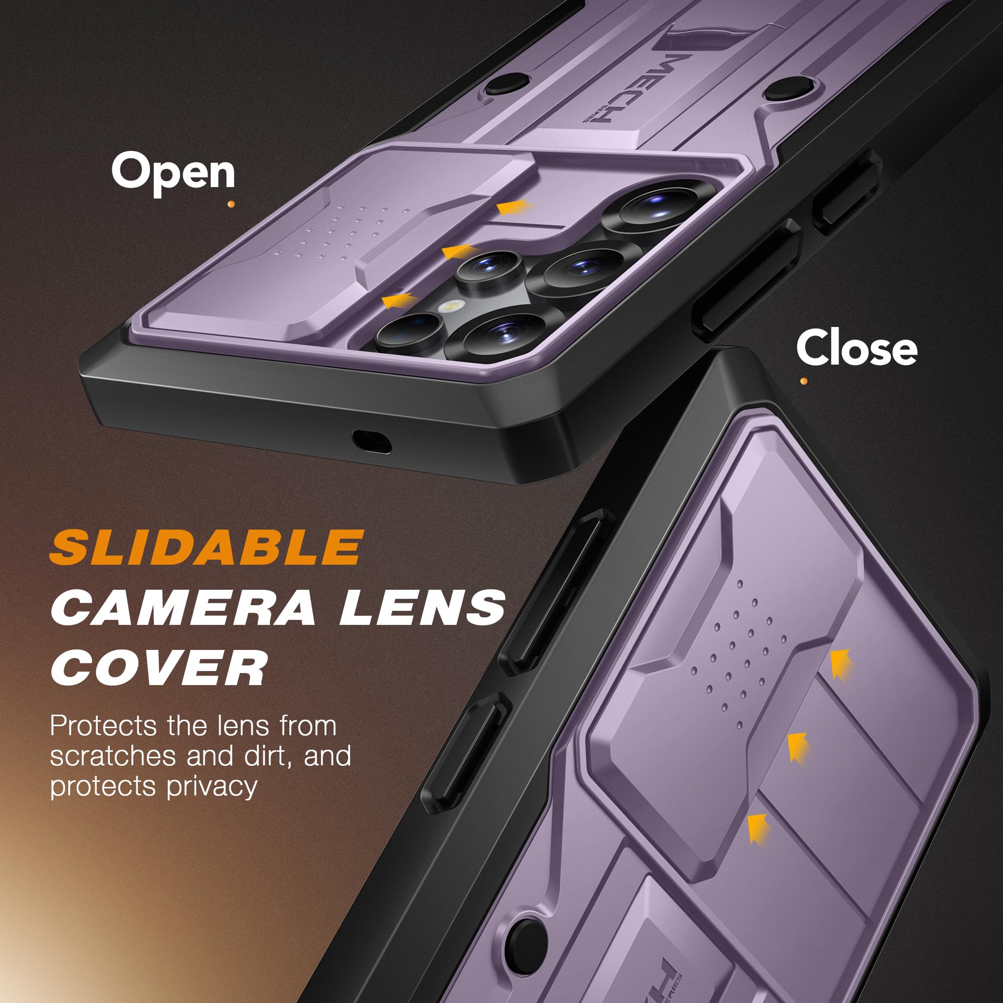 Foto 3 | Funda Tongate Para Samsung Galaxy S25 Ultra Con Cámara Deslizante - Venta Internacional.