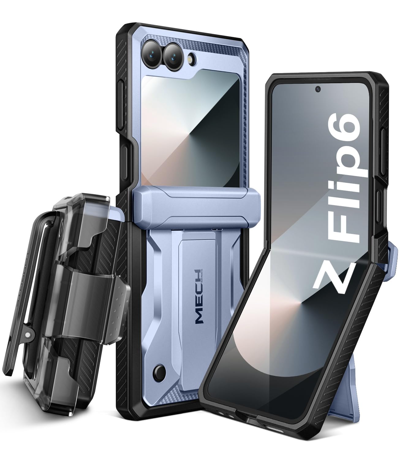Foto 2 pulgar | Funda De Teléfono Tongate Para Samsung Galaxy Z Flip 6 Ice Blue - Venta Internacional.