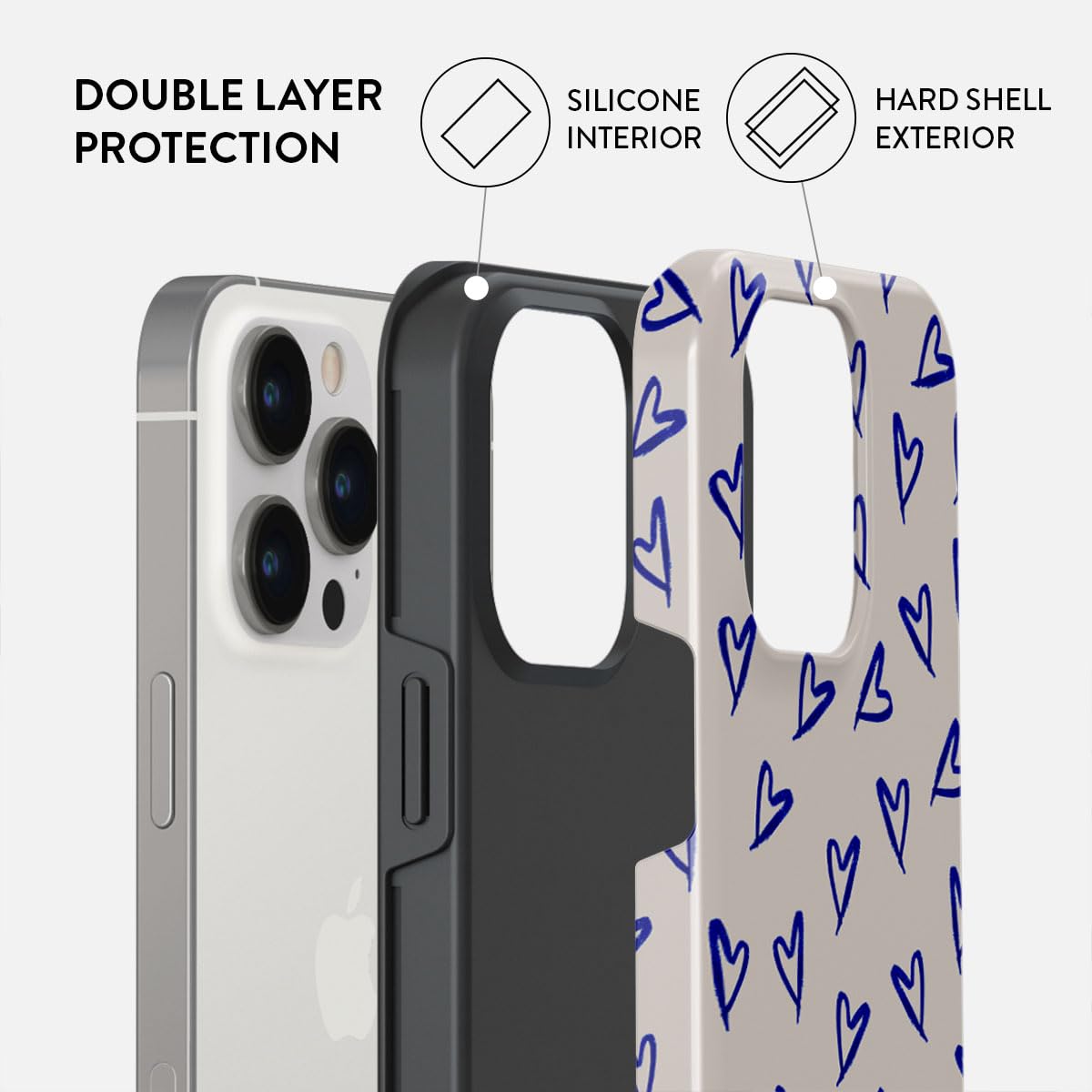 Foto 3 pulgar | Funda Para Teléfono Burga Compatible Con Iphone 14 Pro Max Blue - Venta Internacional.