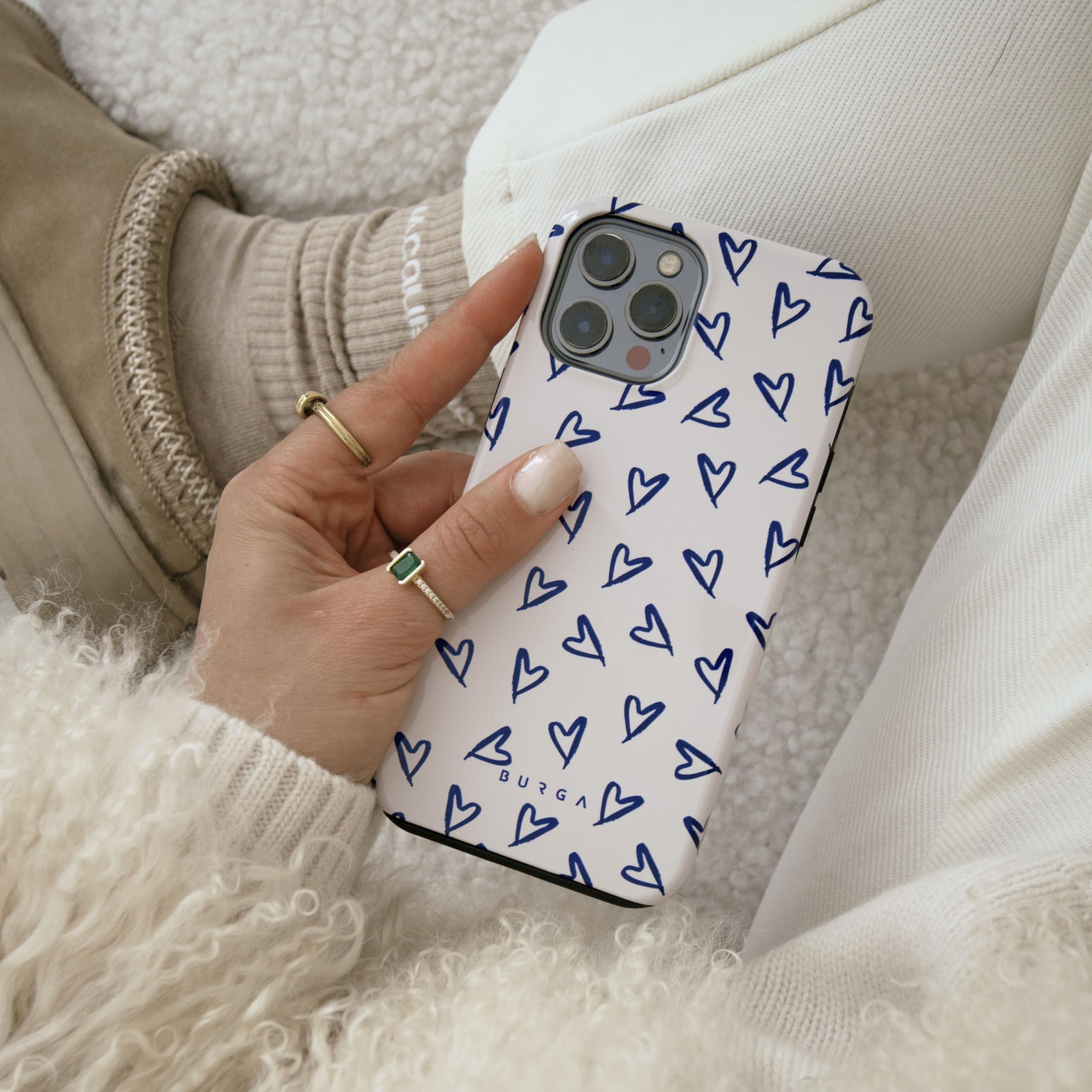 Foto 6 | Funda Para Teléfono Burga Compatible Con Iphone 14 Pro Max Blue - Venta Internacional.