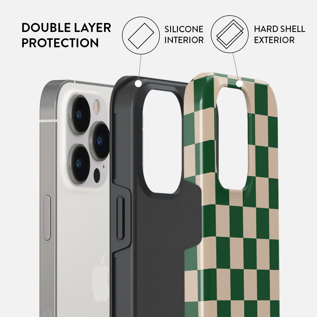 Foto 3 pulgar | Funda Para Teléfono Burga Compatible Con Iphone 14 Pro Max - Verde - Venta Internacional.