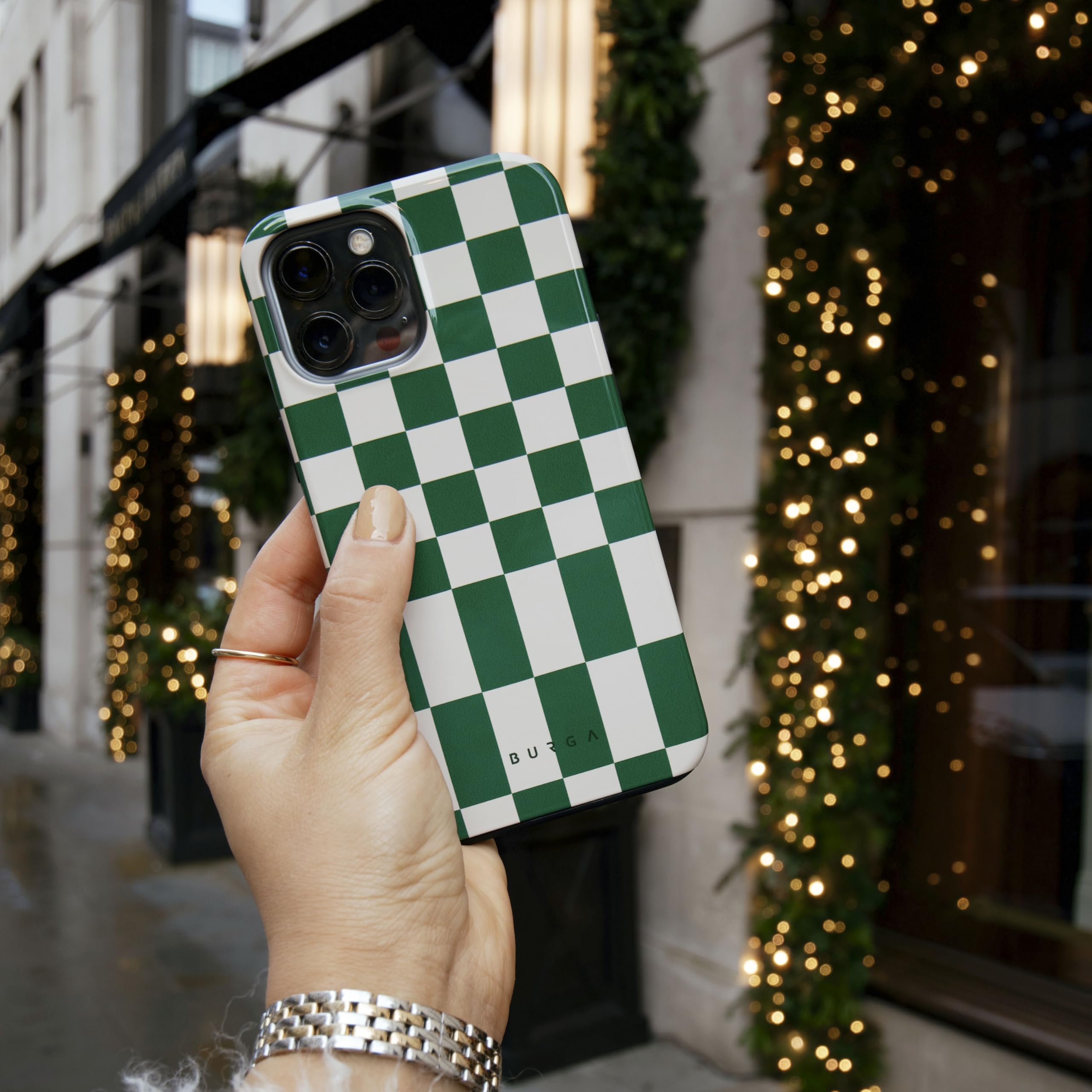 Foto 7 pulgar | Funda Para Teléfono Burga Compatible Con Iphone 14 Pro Max - Verde - Venta Internacional.
