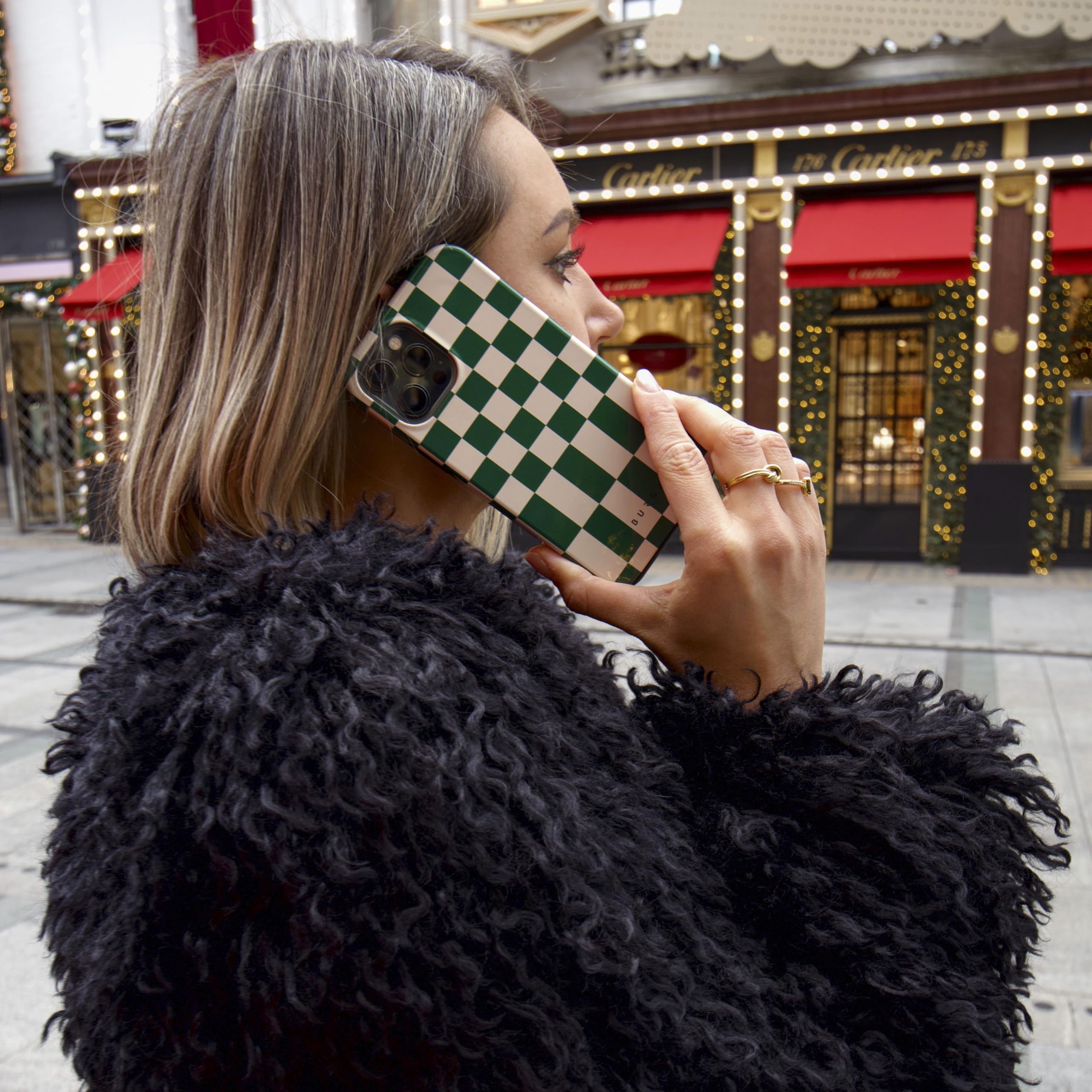 Foto 7 | Funda Para Teléfono Burga Compatible Con Iphone 14 Pro Max - Verde - Venta Internacional.