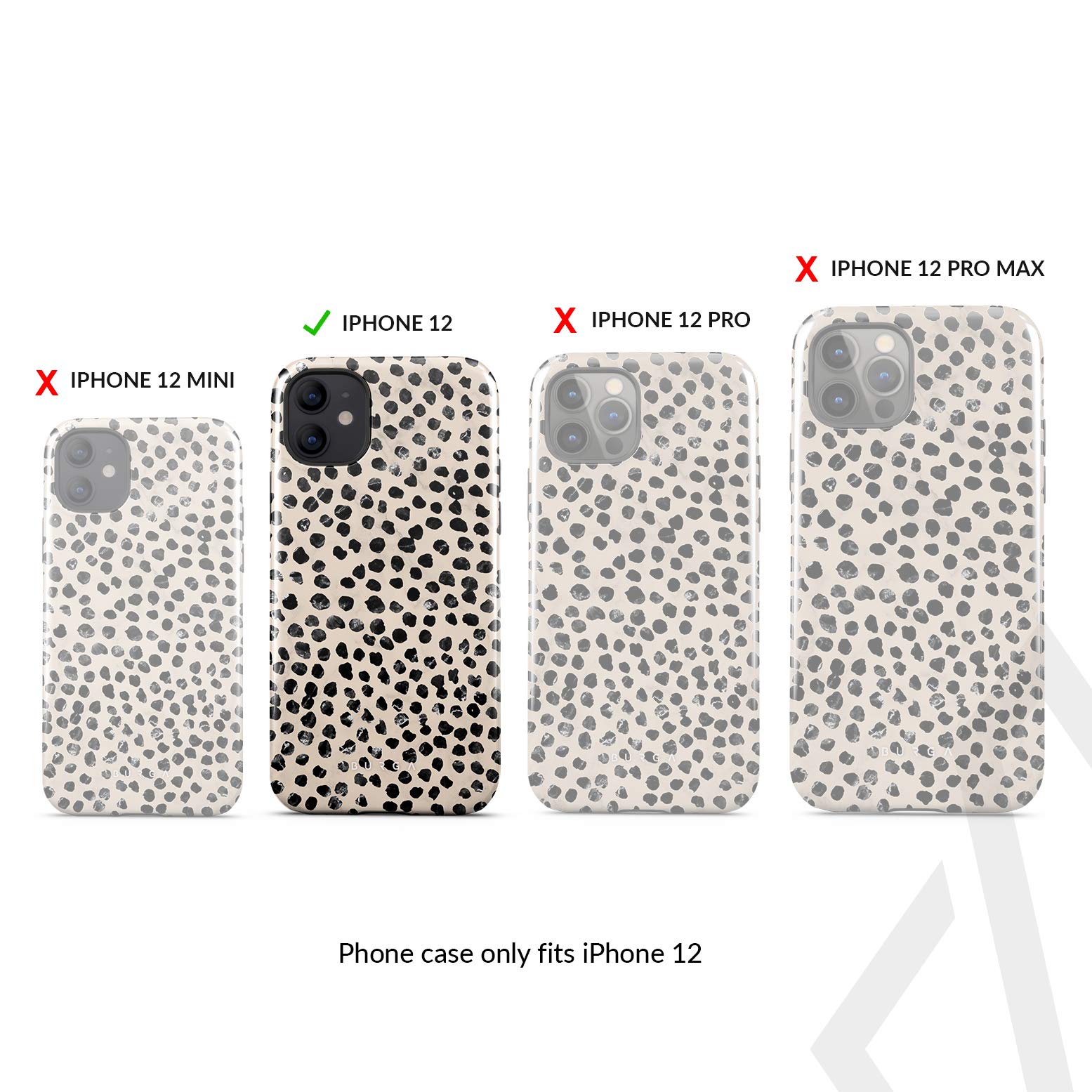 Foto 2 | Funda De Teléfono Burga Para Iphone 12 Max Protective Fall Collection - Venta Internacional.