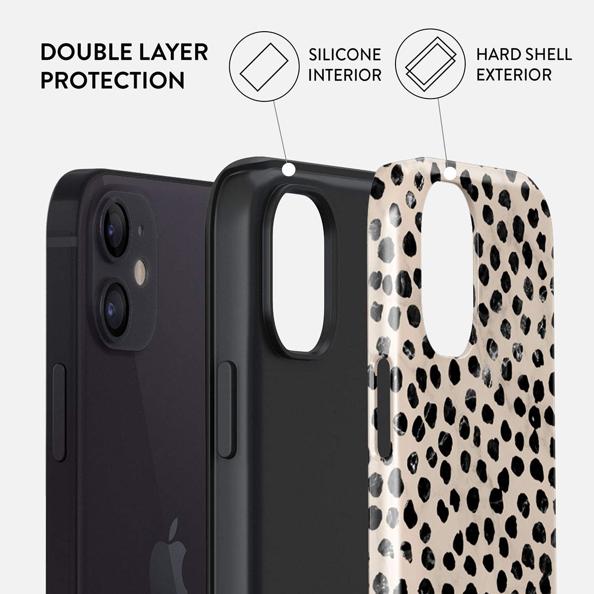 Foto 4 pulgar | Funda De Teléfono Burga Para Iphone 12 Max Protective Fall Collection - Venta Internacional.