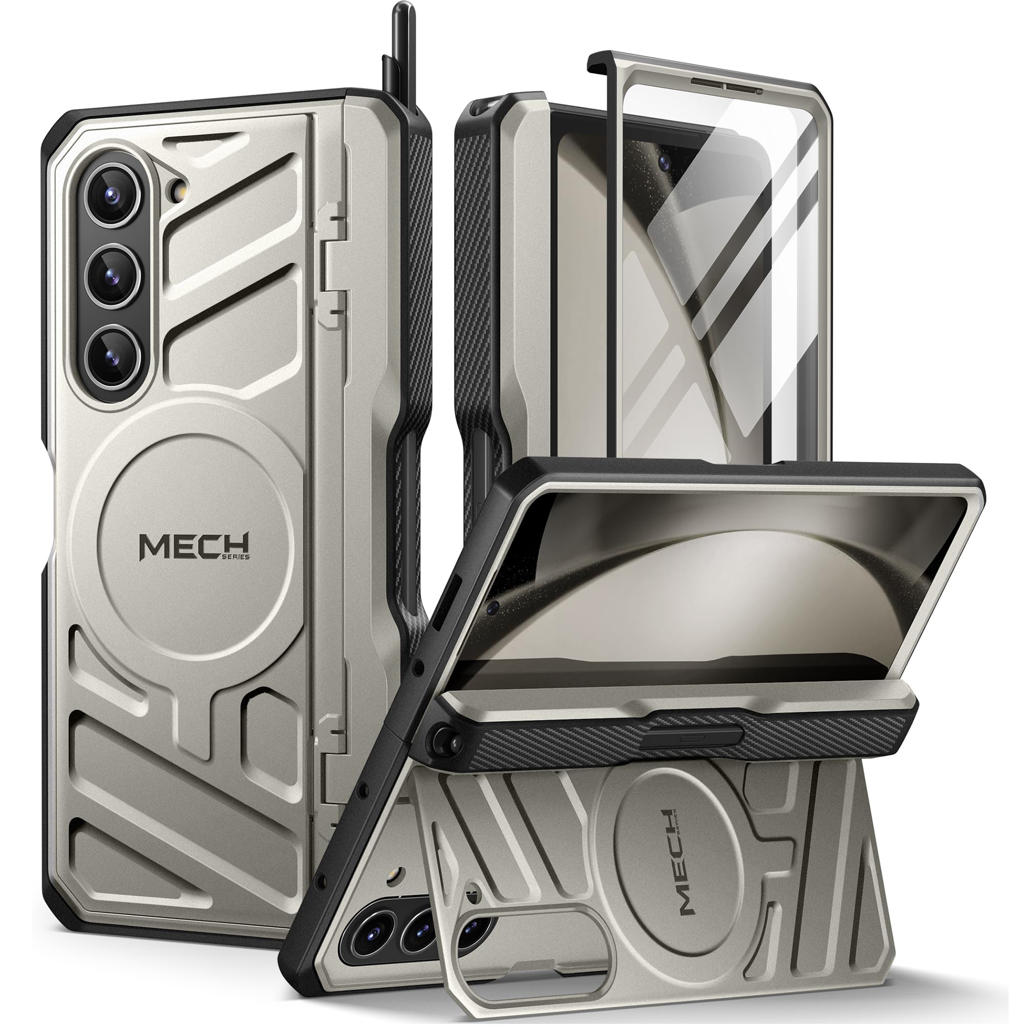 Foto 2 pulgar | Funda Magnética Tongate Para Samsung Galaxy Z Fold 5 5g - Venta Internacional.