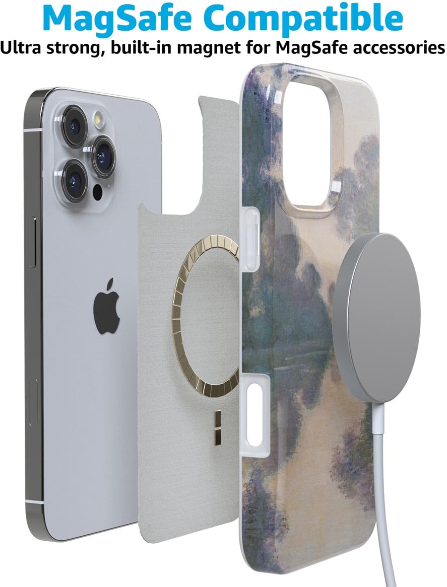 Foto 8 pulgar | Funda De Teléfono Casely Para Iphone 16 Pro Monet's Morning Limited - Venta Internacional.