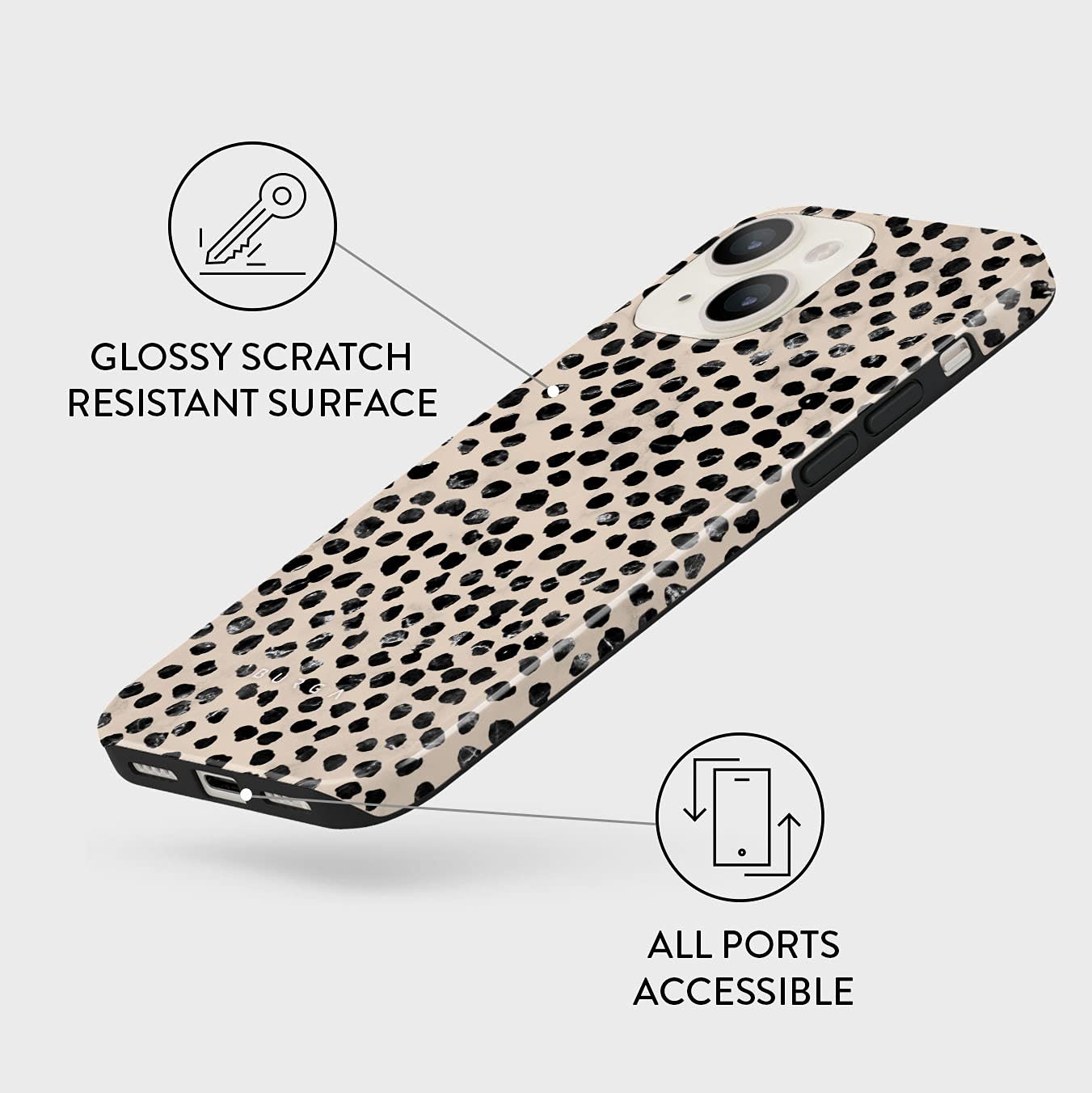 Foto 5 pulgar | Funda De Teléfono Burga Para Iphone 13 Max Protective Fall Collection - Venta Internacional.