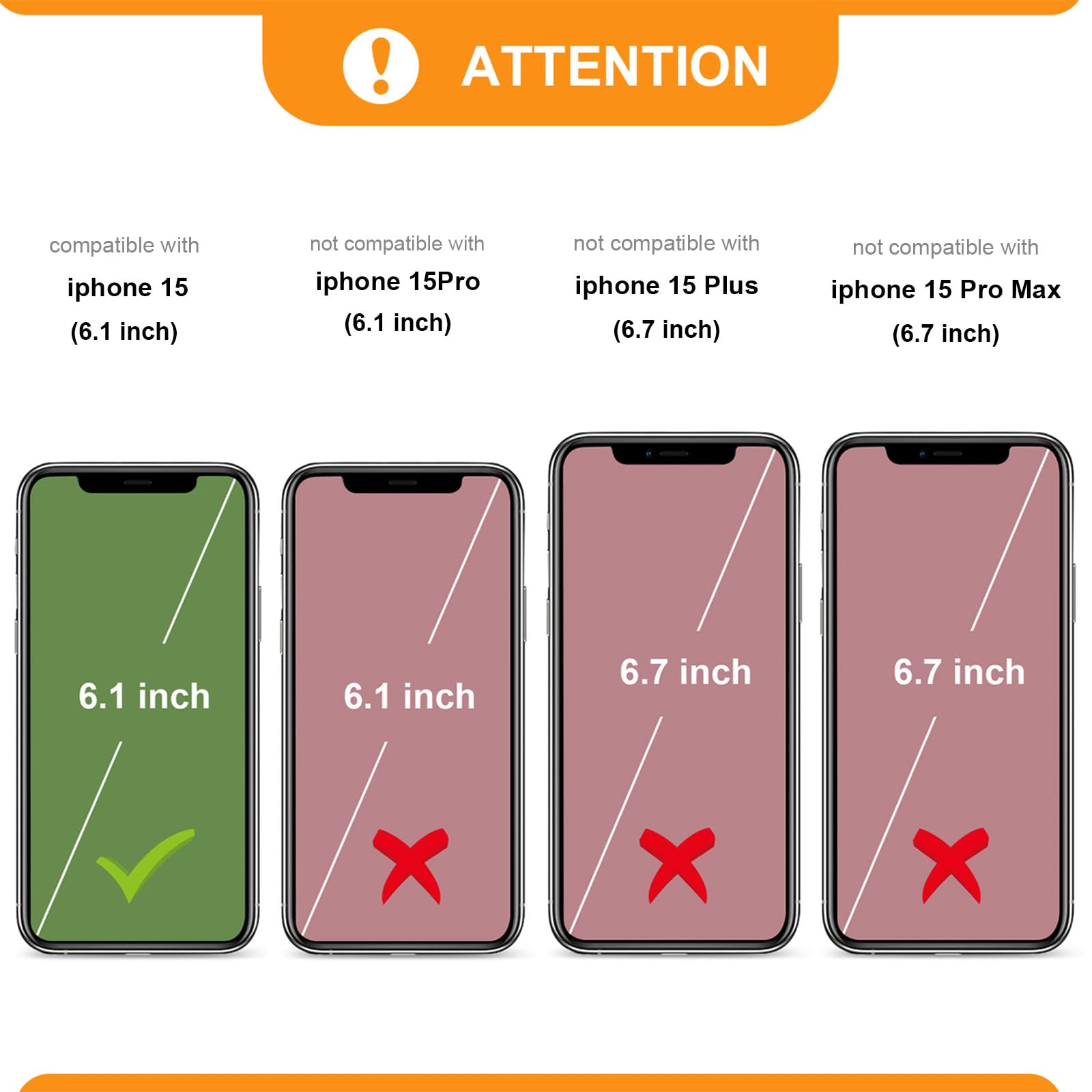 Foto 2 | Funda Tipo Cartera Bocasal Para Iphone 15 De 6.1 Pulgadas Con Magsafe Black - Venta Internacional.